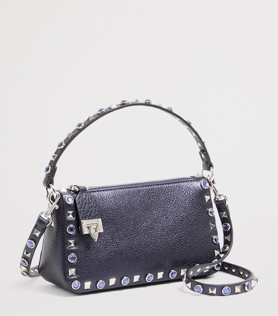 Valentino Garavani Small Leather Rockstud Shoulder Bag Image 2