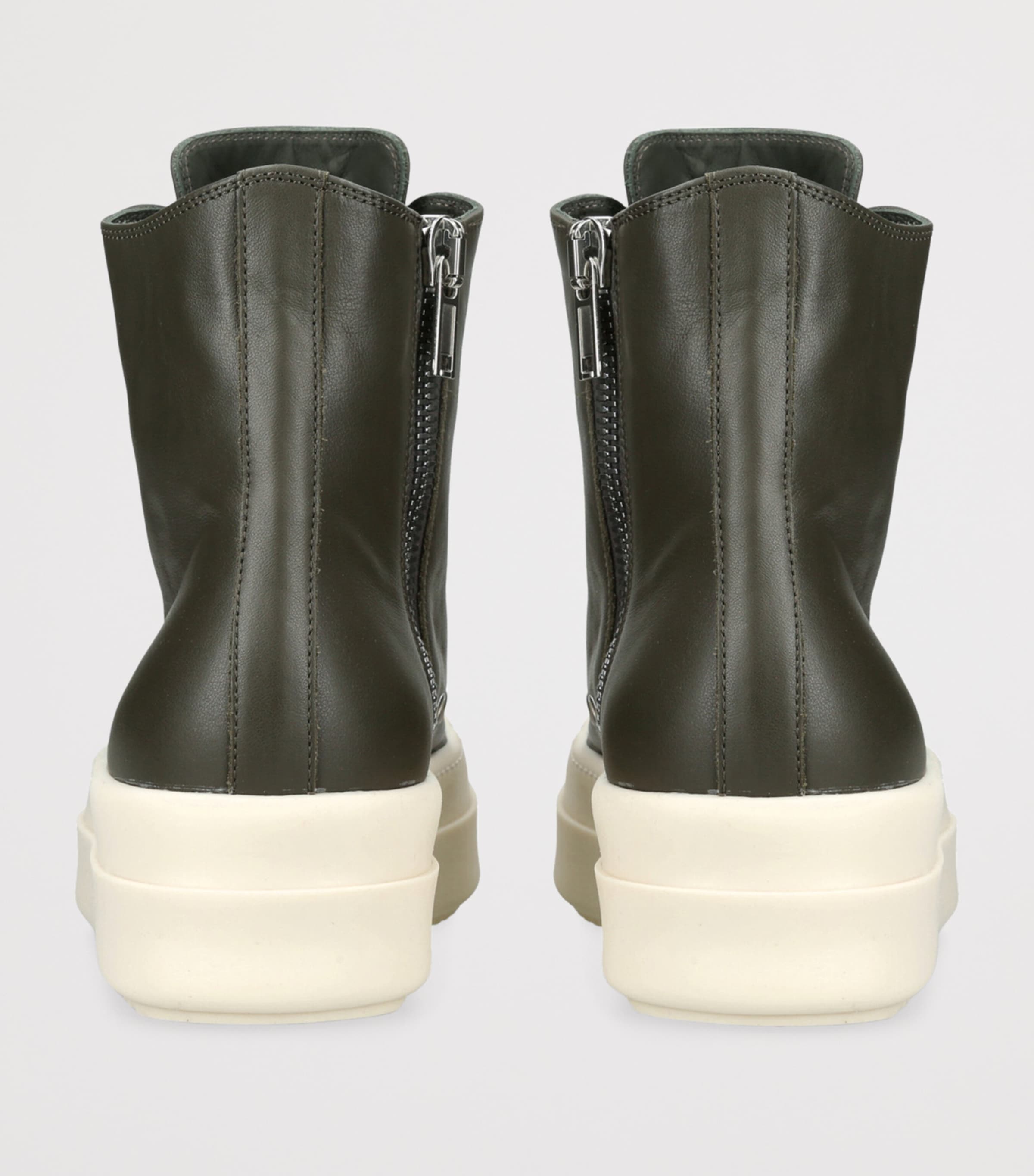 Rick Owens Grey Ramone Bumper High-Top Sneakers | Harrods US
