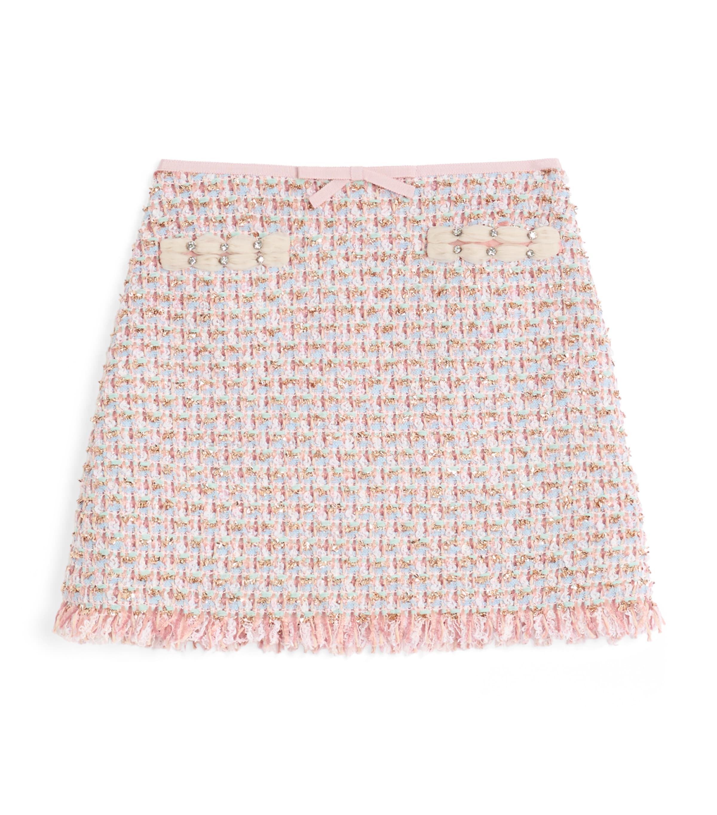 Valentino Tweed Mini Skirt | Harrods US
