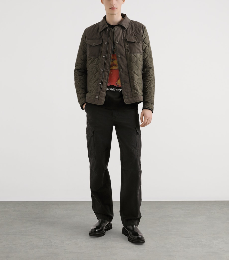 Cotton Apple Graphic Sweatshirt N0000-BLACK Image 3