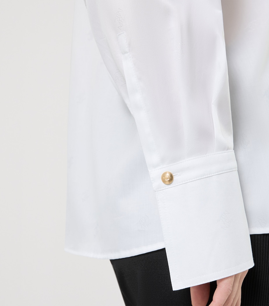 Marina Rinaldi Womens Cotton Shirt Optical White Image 6