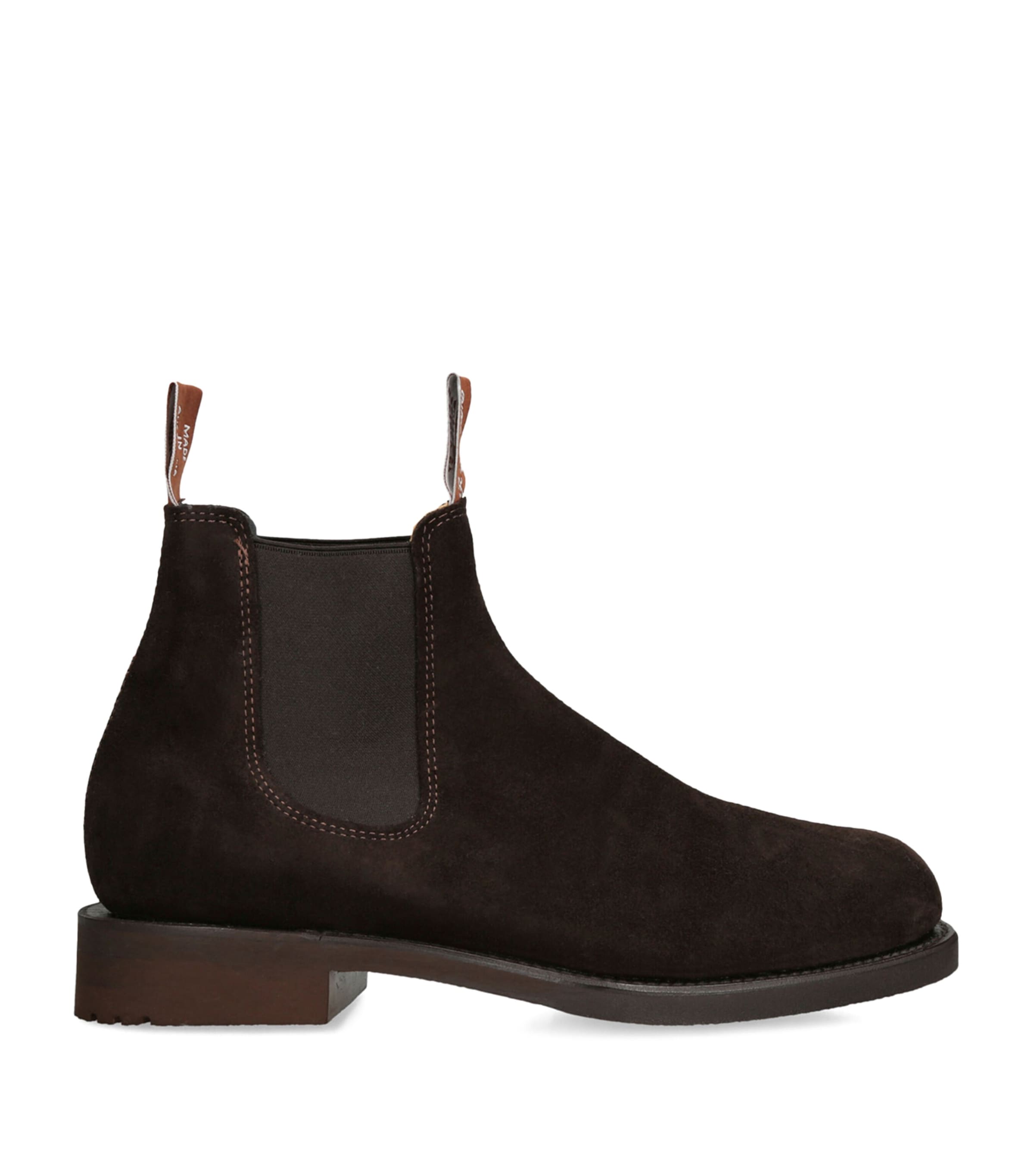 Suede Gardner Boots DARK BROWN Image 1