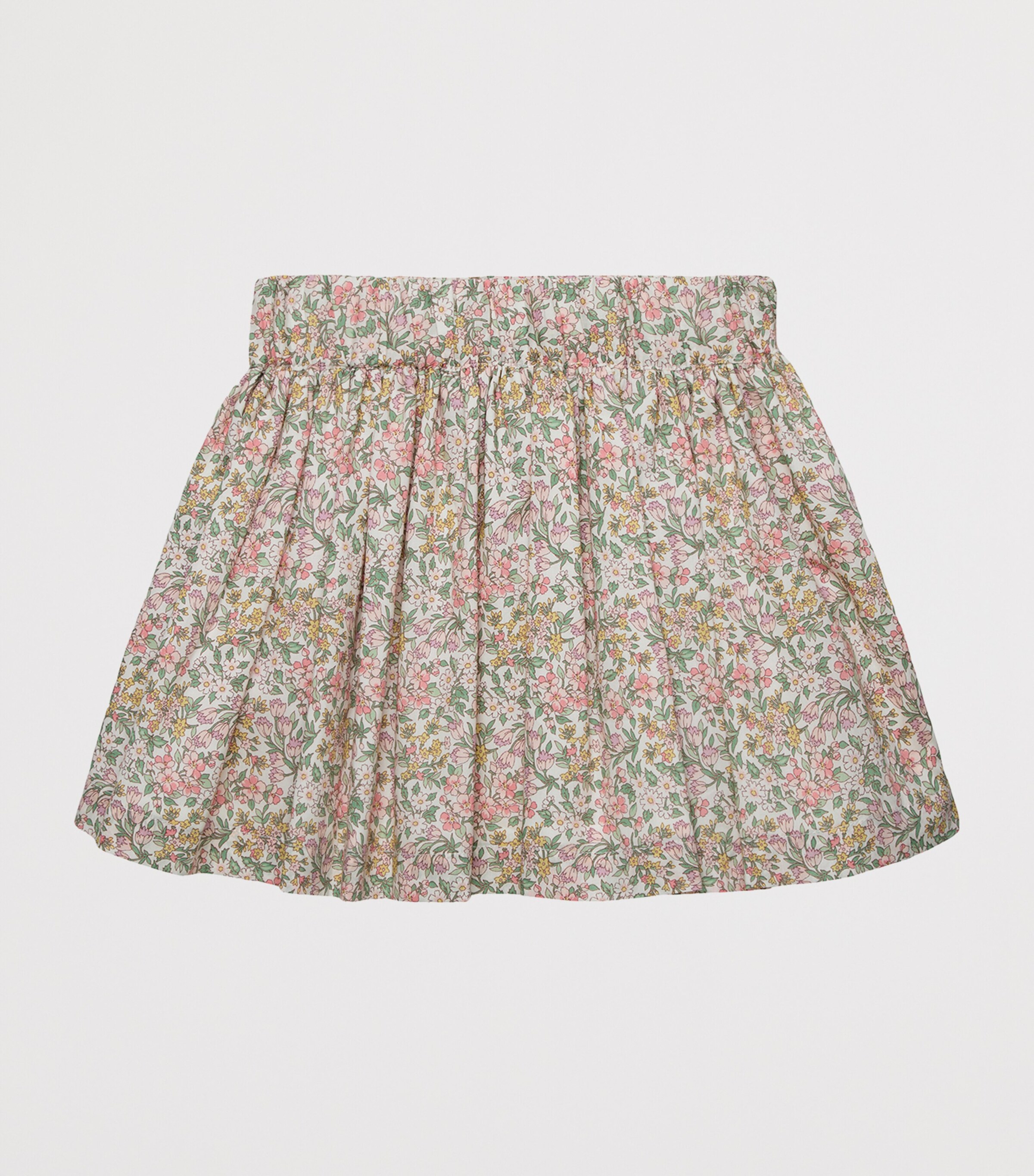 Trotters Cotton Liberty Print Skirt (6-11 Years) Pink Nazanin Image 2
