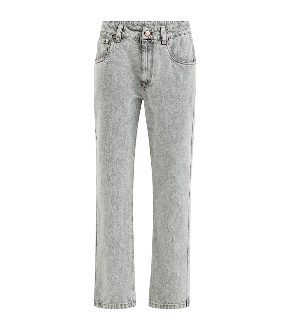 Brunello Cucinelli Womens Authentic Straight Jeans Image 1