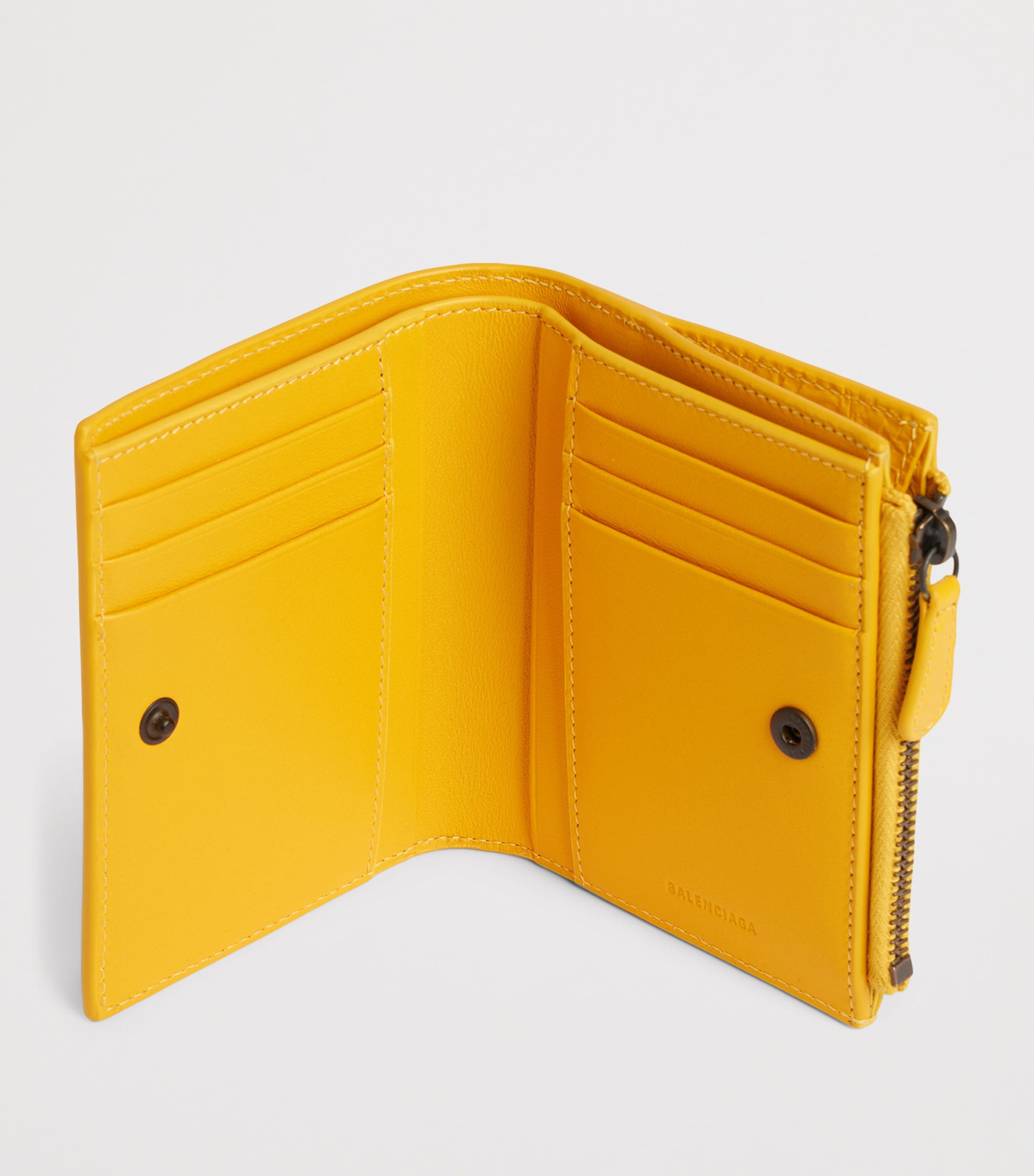 折り財布 BALENCIAGA ESSENTIAL SMALL WALLET YELLOW Balenciaga Yellow Lambskin Le City Bifold Wallet | Harrods FR