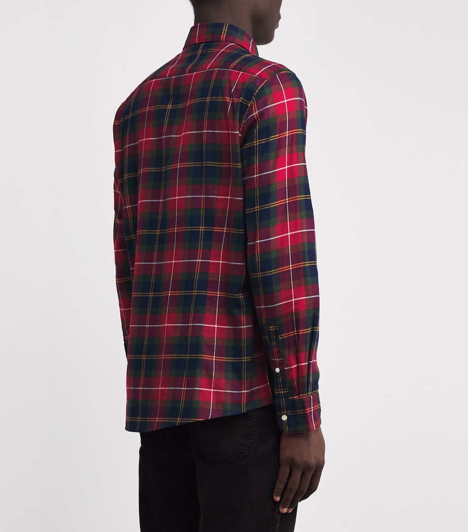 Cotton Tailored Tartan Fortrose Shirt WINTERBERRY TARTAN Image 4