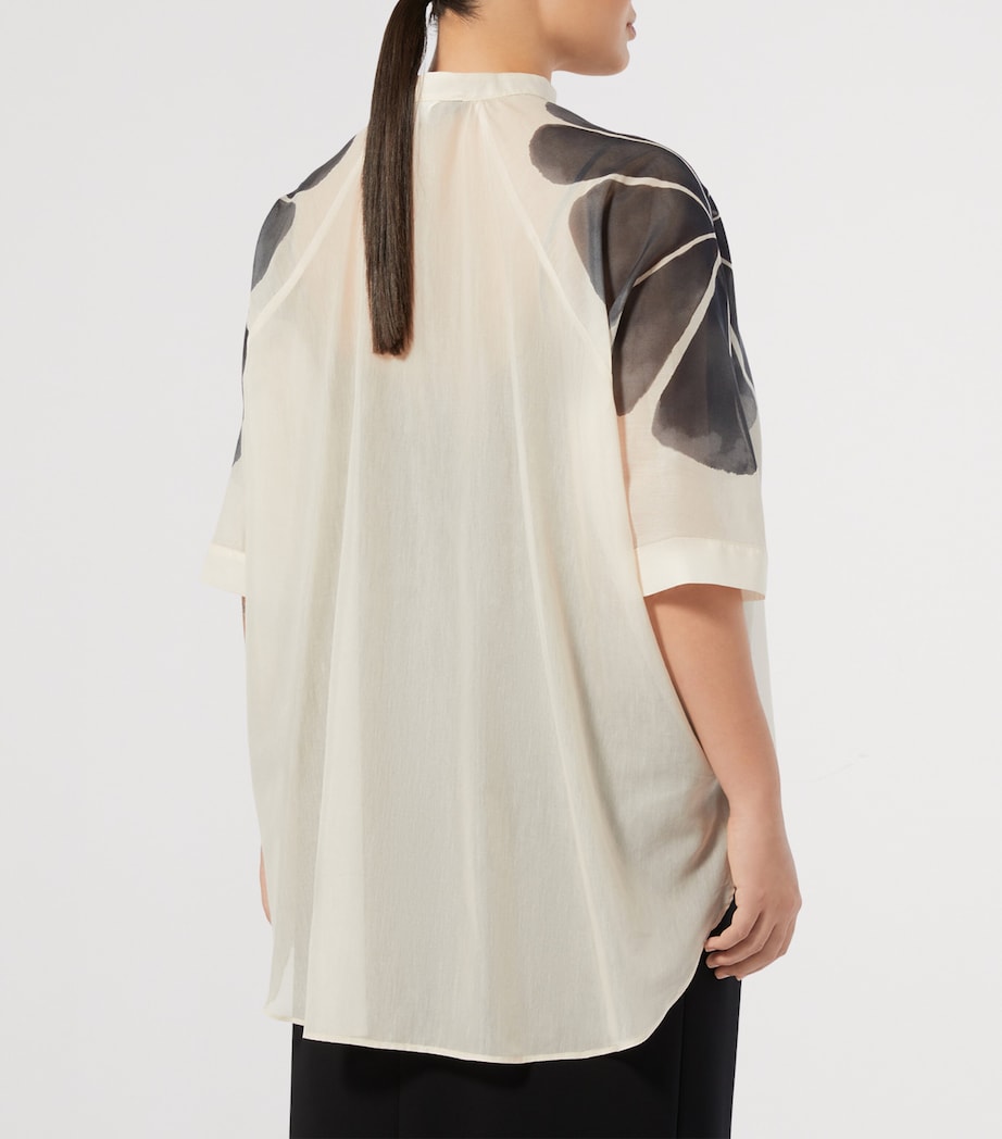 x Maccapani Cotton-Silk Daisy Blouse FLESH Image 3