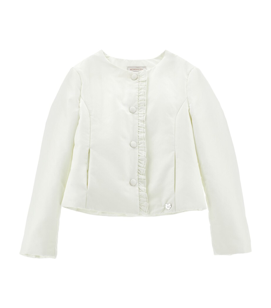 Frill-Trim Padded Jacket (2-16 Years) PANNA Image 1