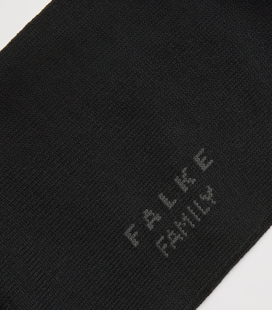 Falke Mens Family Socks Black Image 2