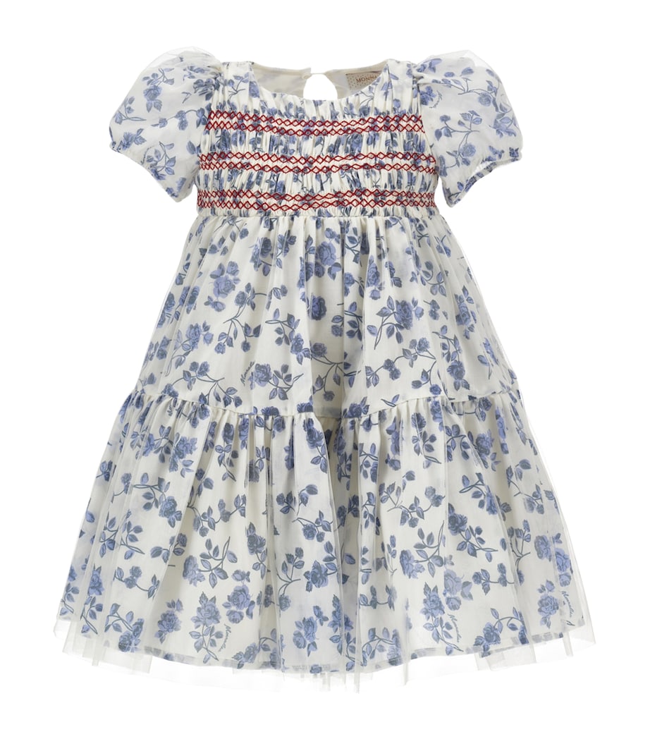 Cotton-Silk Floral Dress (2-12 Years) PANNA+BLU Image 1