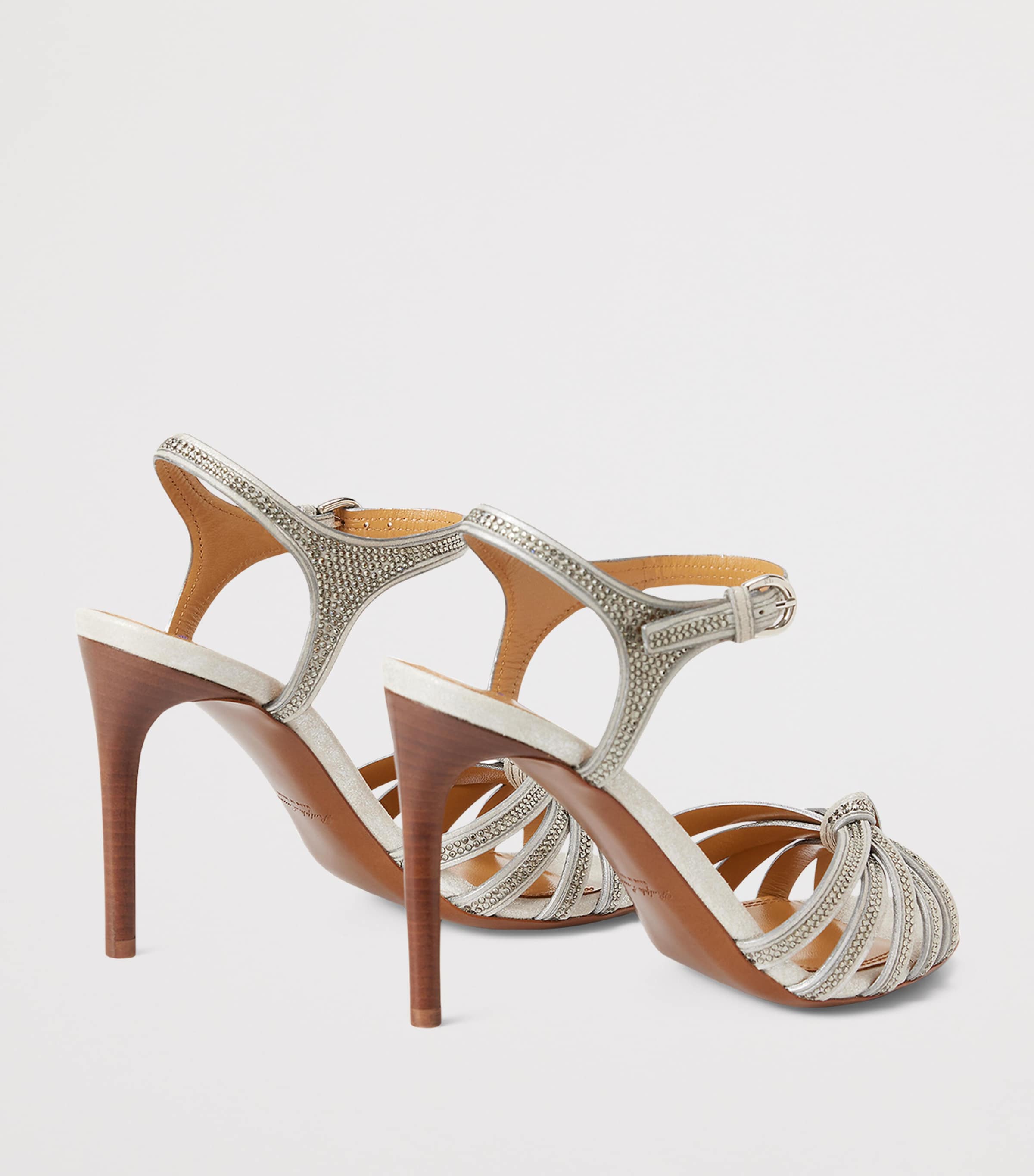 Suede Embellished Kieran Heeled Sandals 95 PALLADIUM Image 2