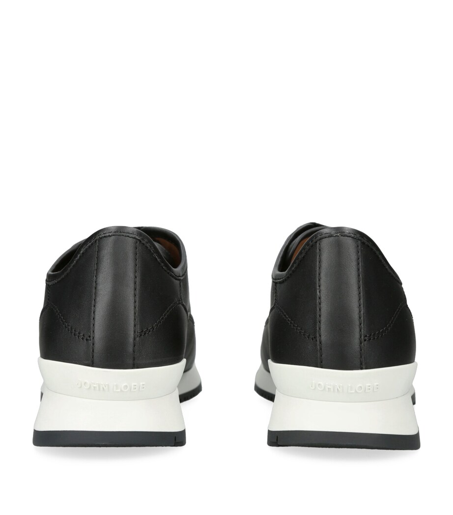 Leather Hurlinghem Runner BLACK Image 2