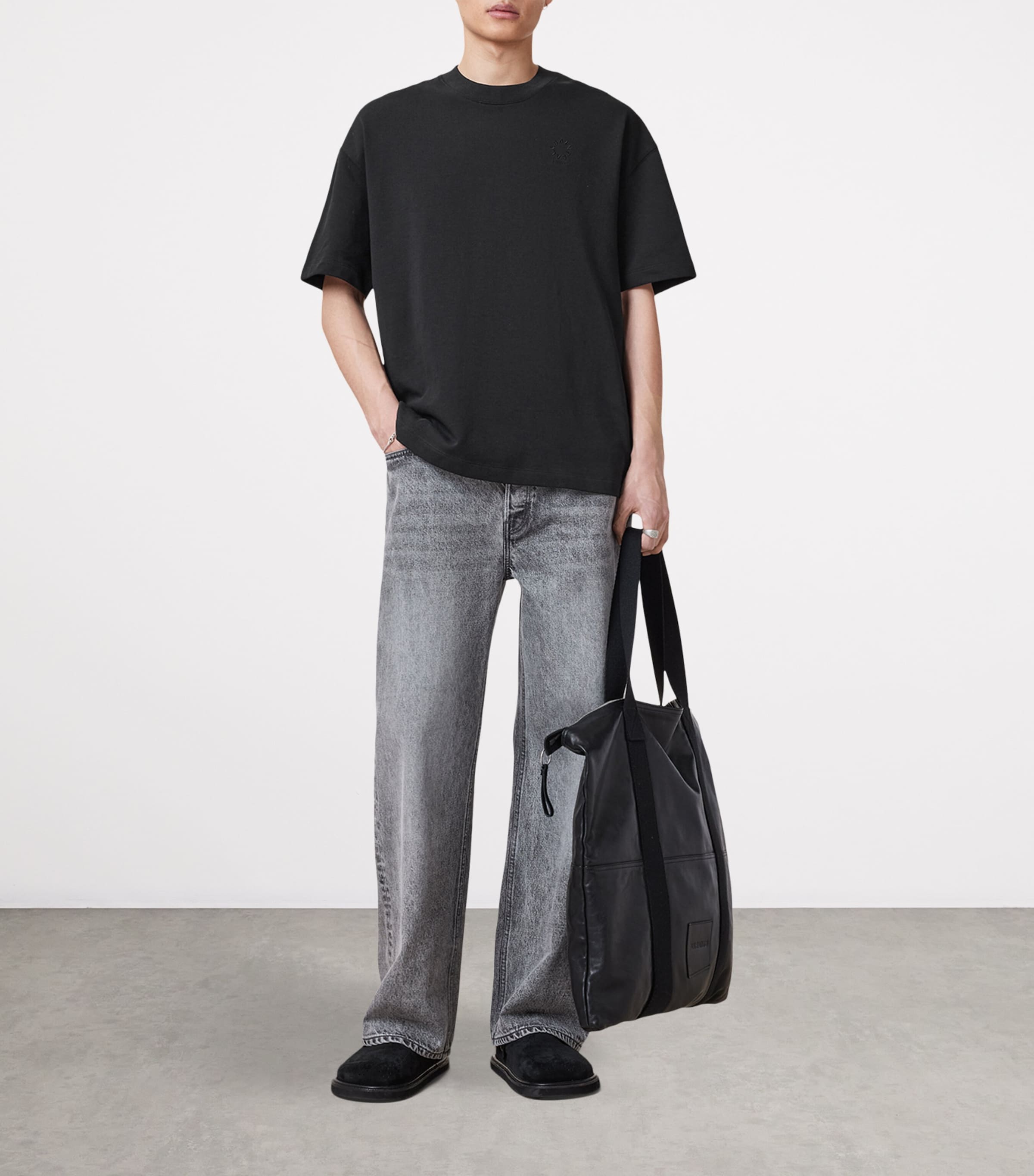 Organic Cotton Haven T-Shirt JET BLACK Image 3