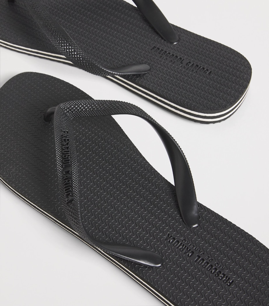 Fabio Flip Flops 02 BLACK Image 7