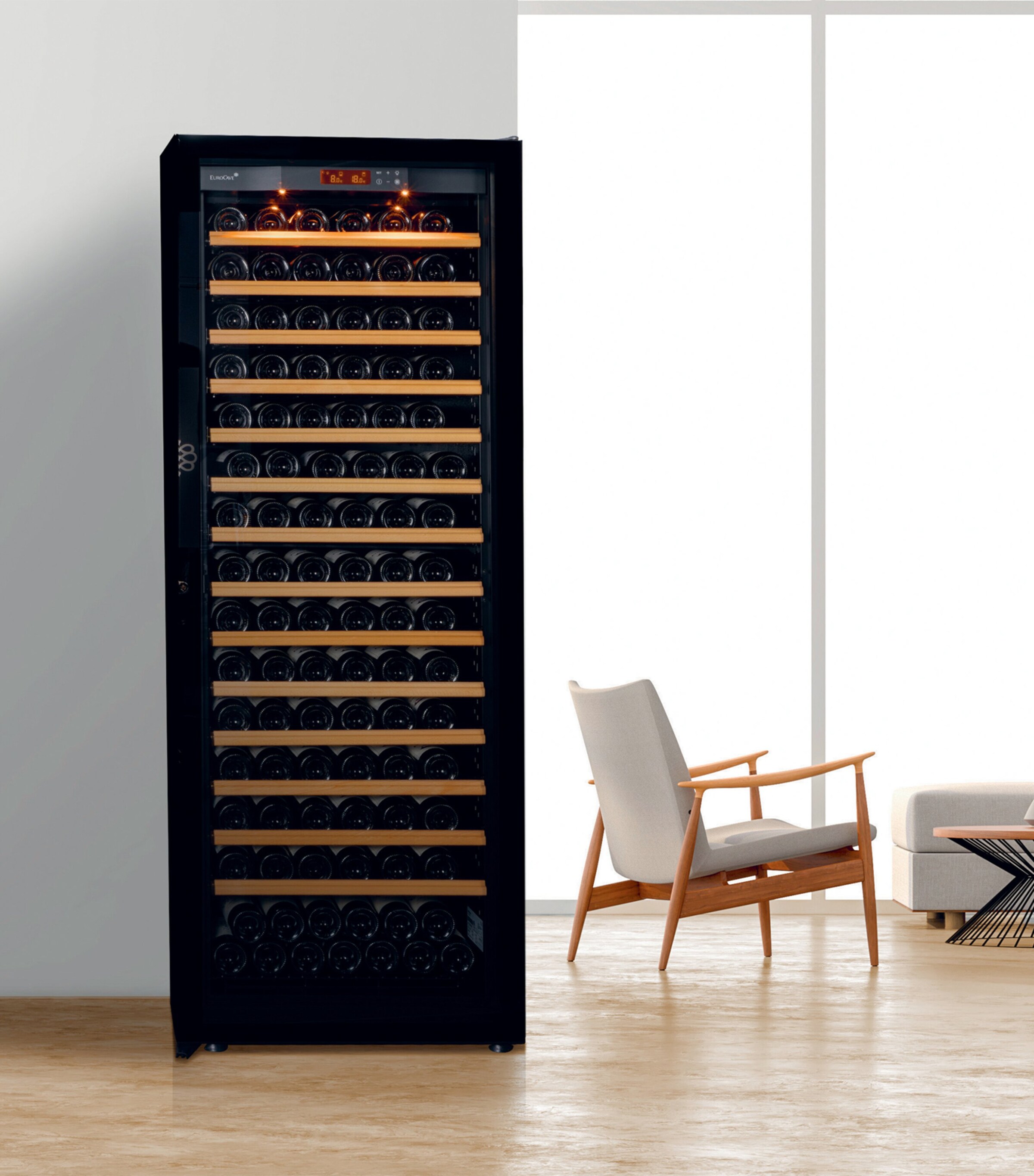 Large Single-Temperature Free-Standing Pure Wine Cabinet NO COLOUR Image 2