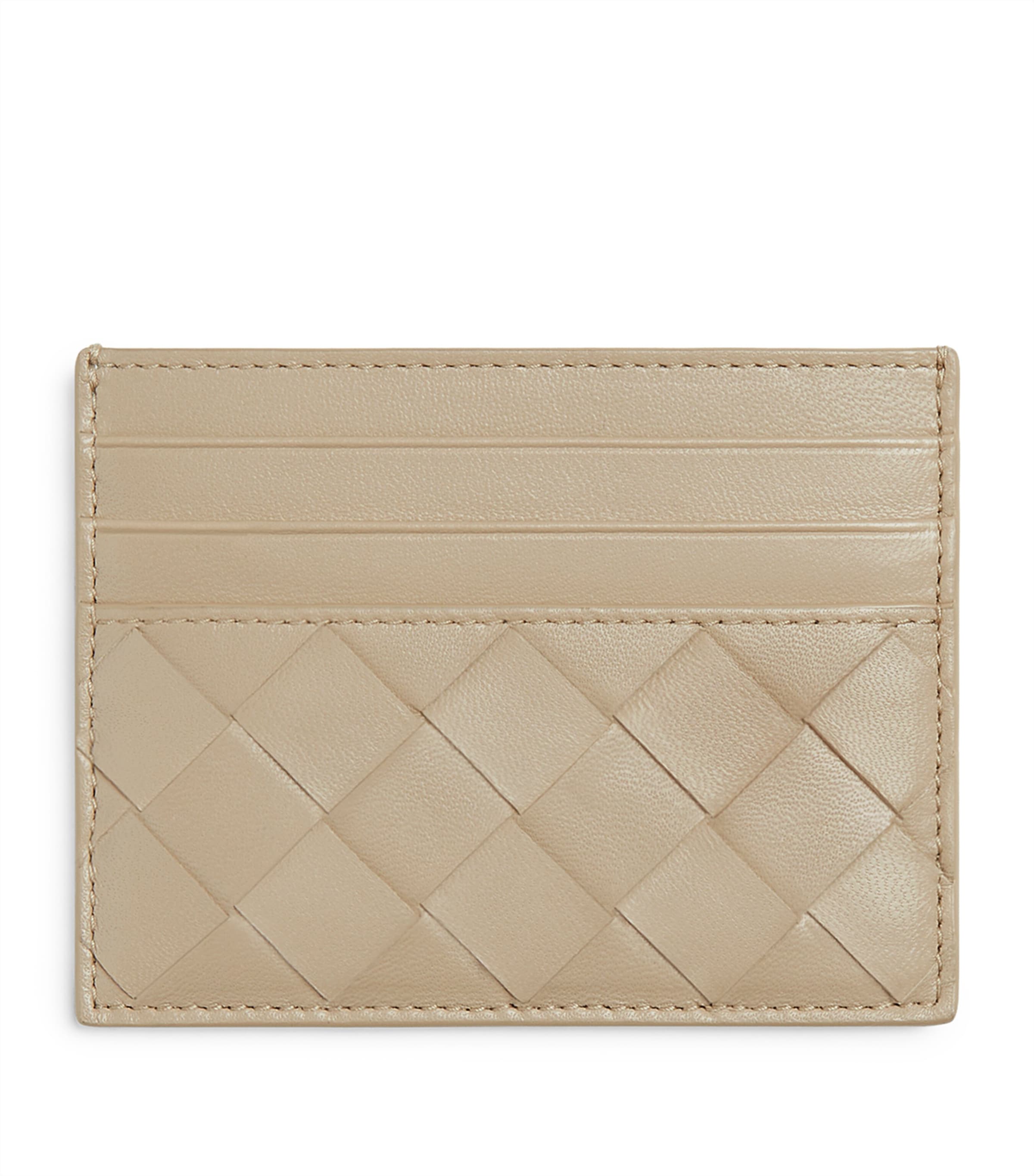 Bottega Veneta Leather Intrecciato Card Holder | Women Accessories | Card Holders | Designers | Bottega Veneta