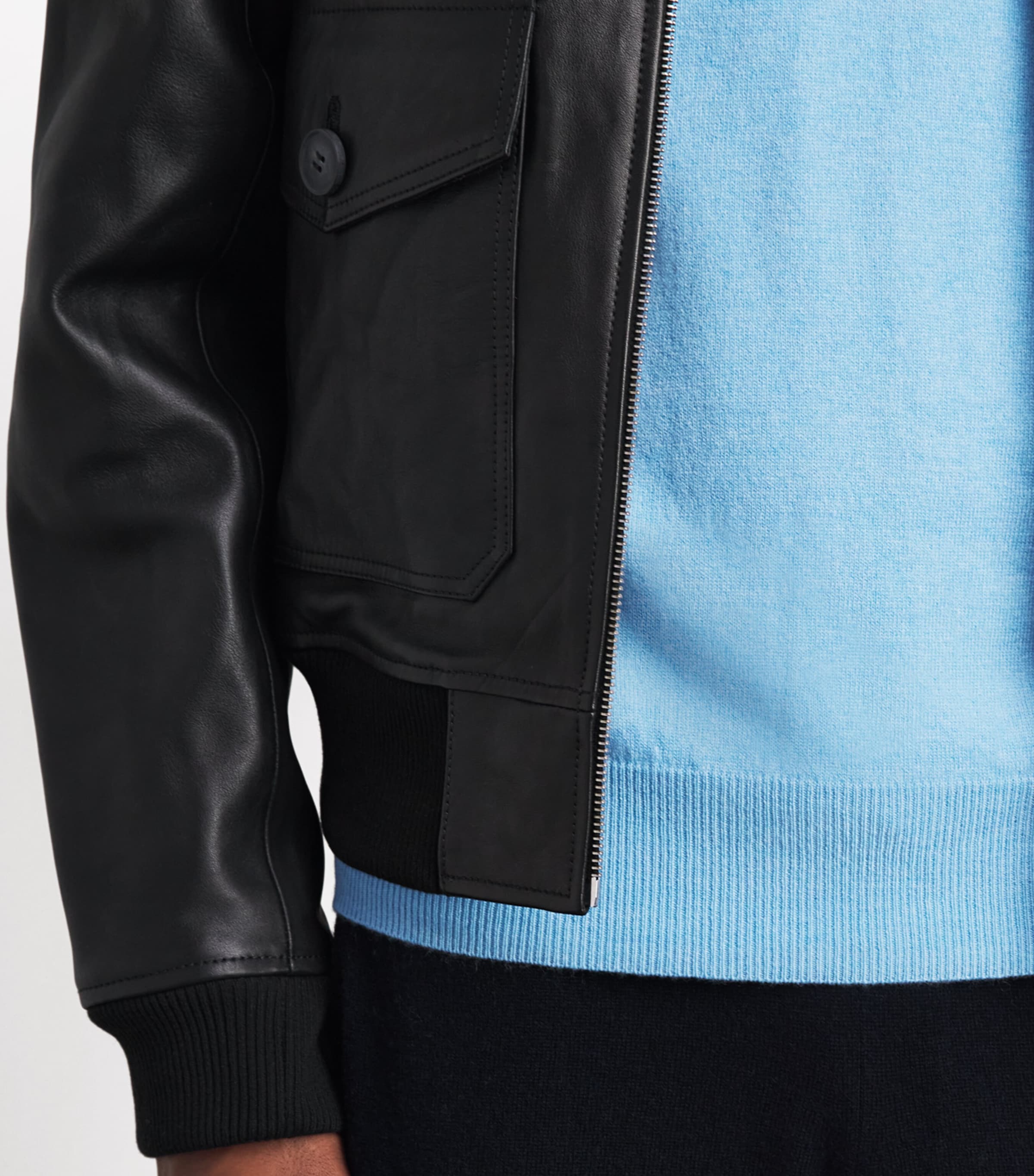 Allude Mens Cashmere V-Neck Sweater Image 3