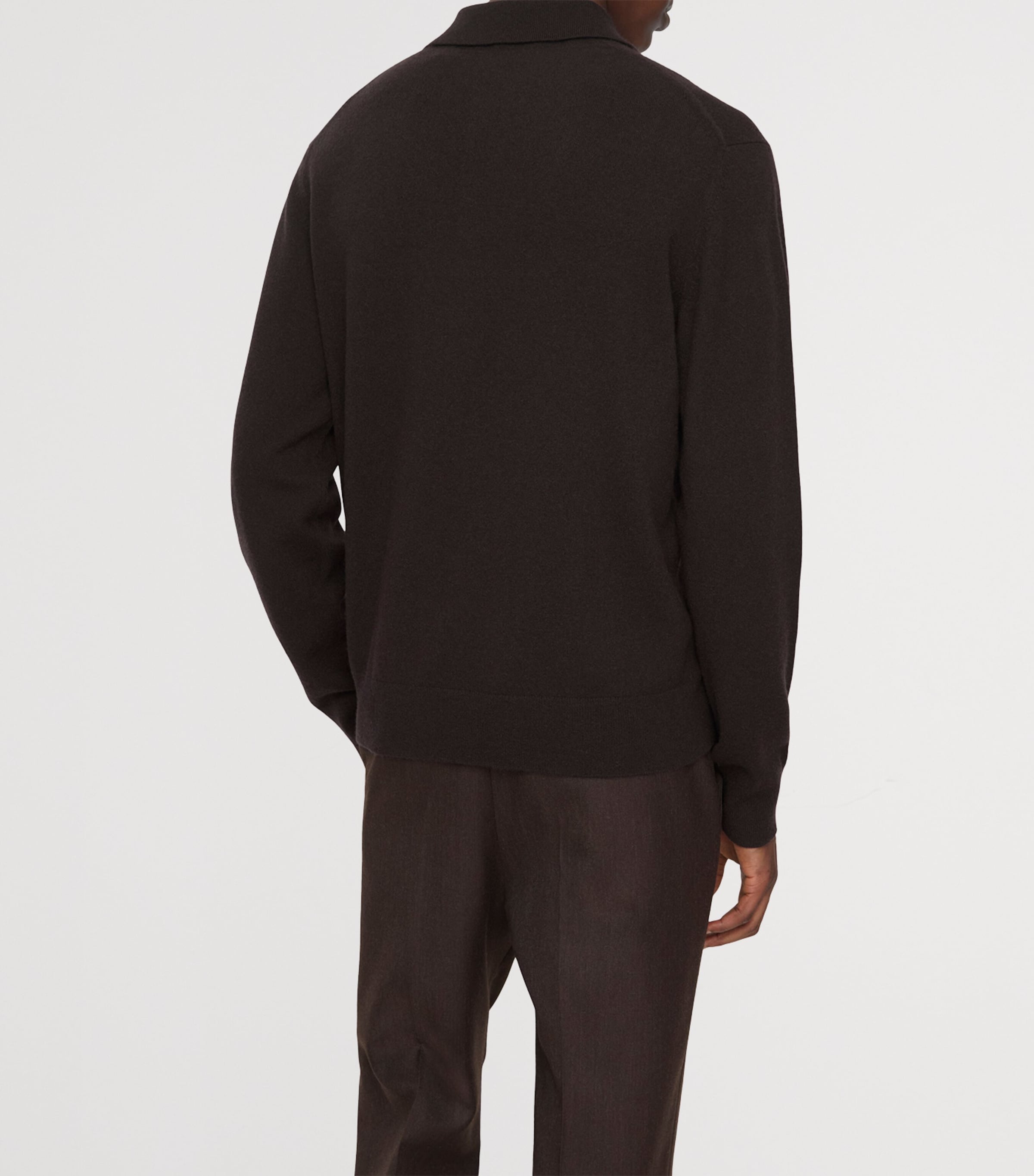 Cashmere EKD Polo Shirt SCORCHED BROWN Image 3