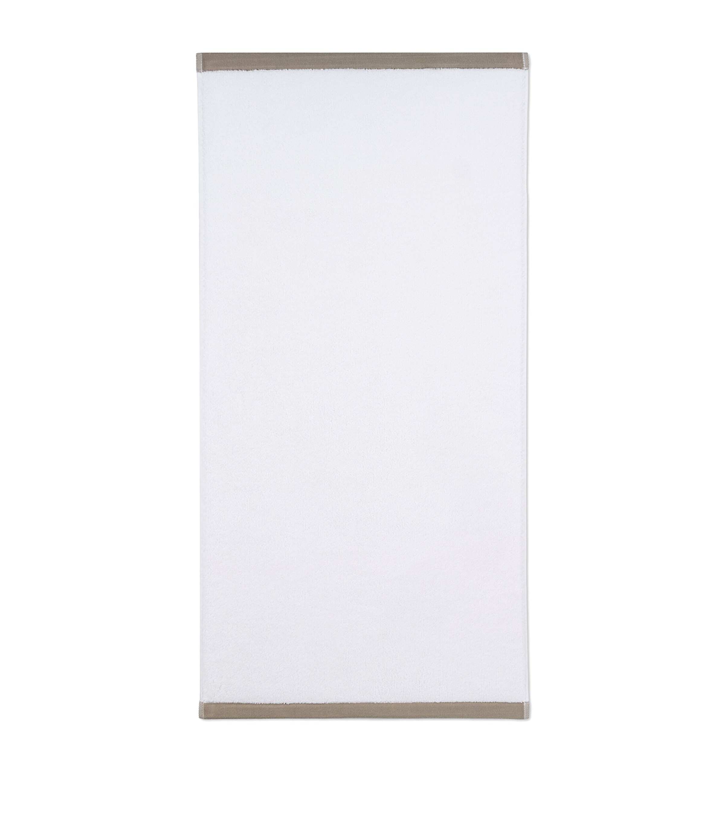 Organic Cotton Vesta Hand Towel (50cm x 100cm) WHITE/VAPOUR Image 2