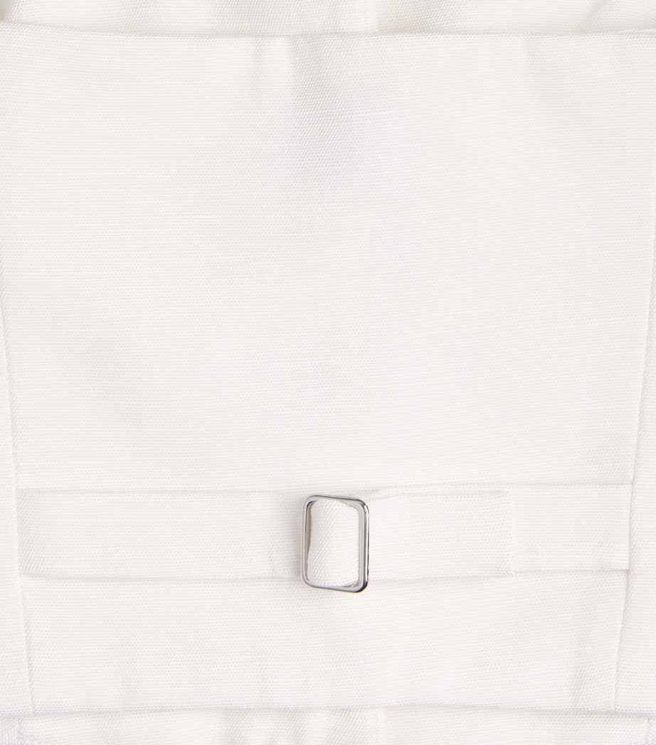 Claudie Pierlot Womens Backless Waistcoast Ecru Image 6