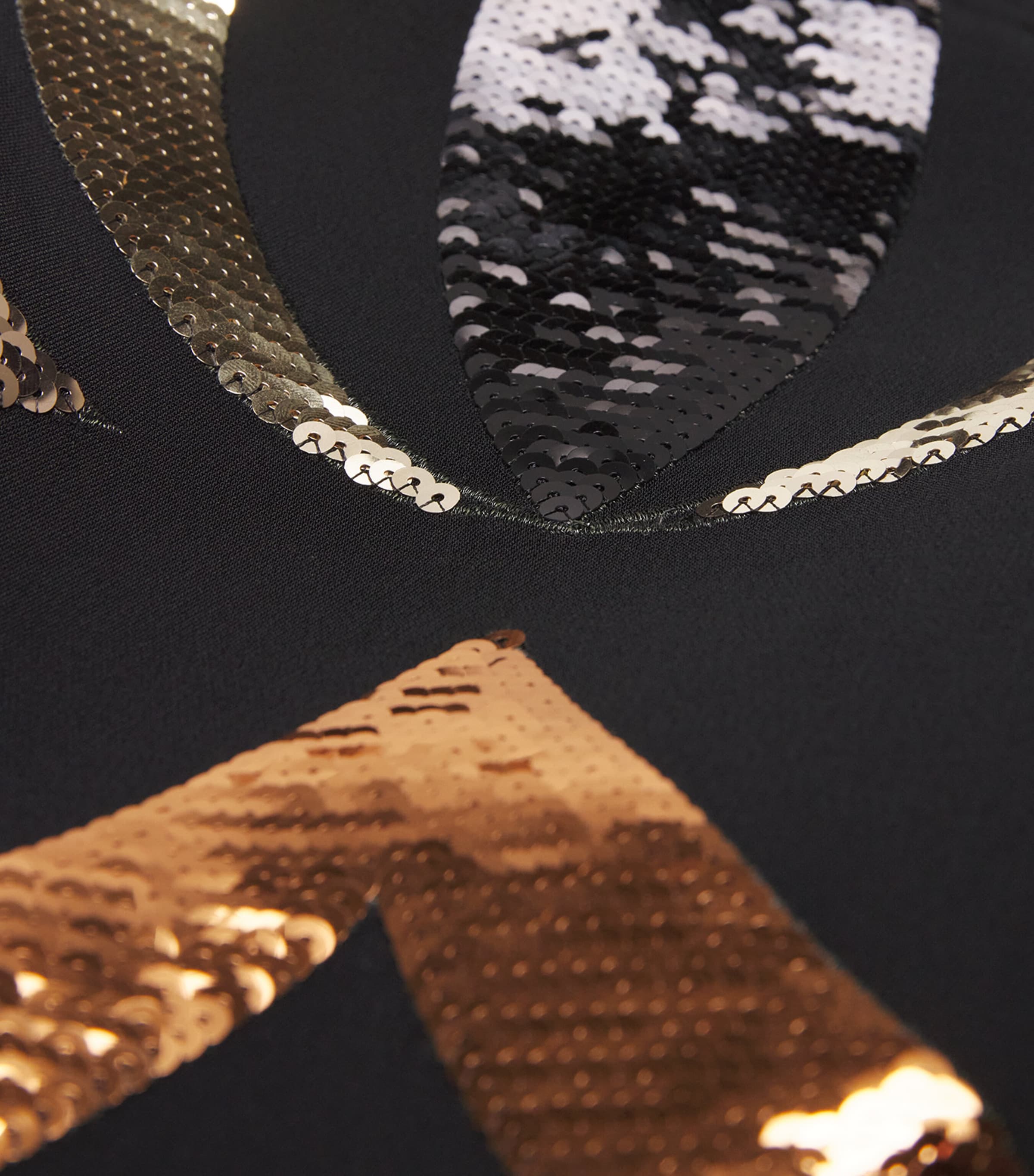 Sequinned Maxi Dress 999/NERO Image 6