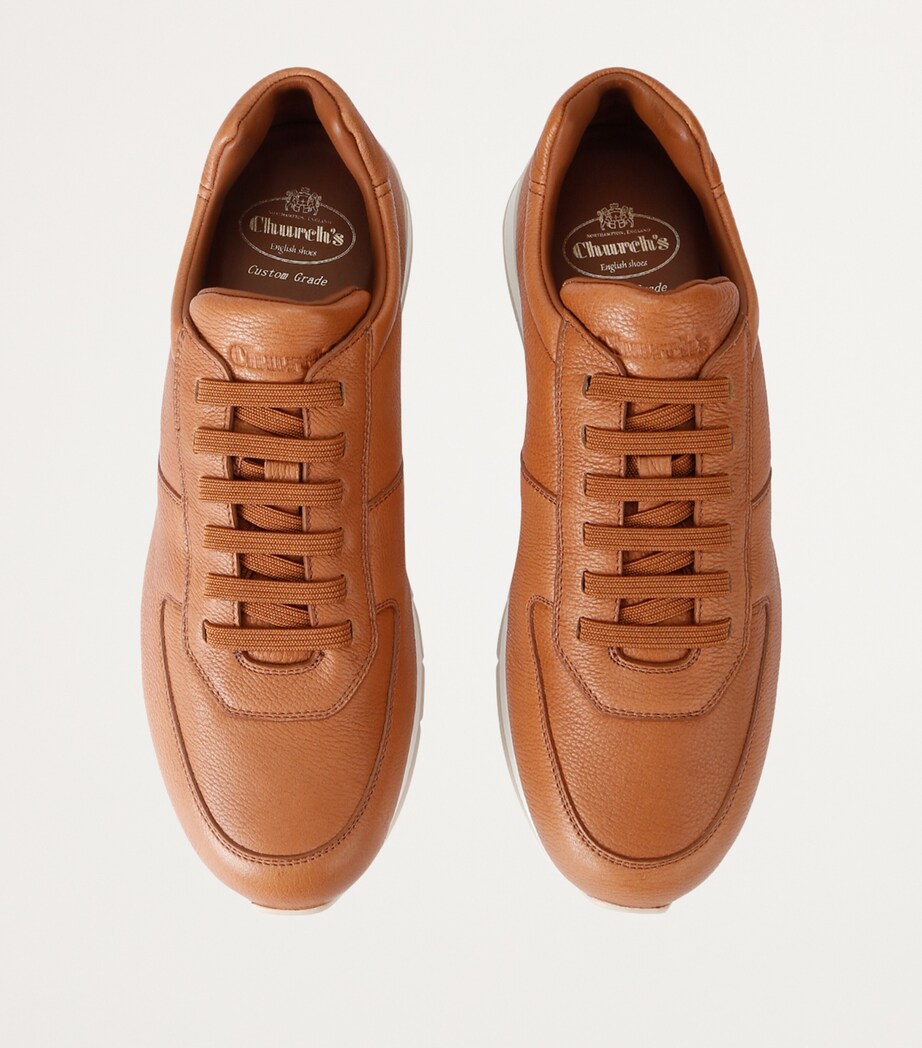 Church's Leather Livingston Sneakers Mid Brown Image 4