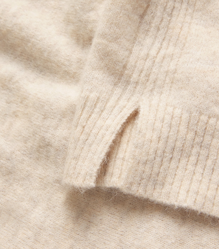 Alpaca-Blend Knitted Vest OATMEAL M LANGE Image 5