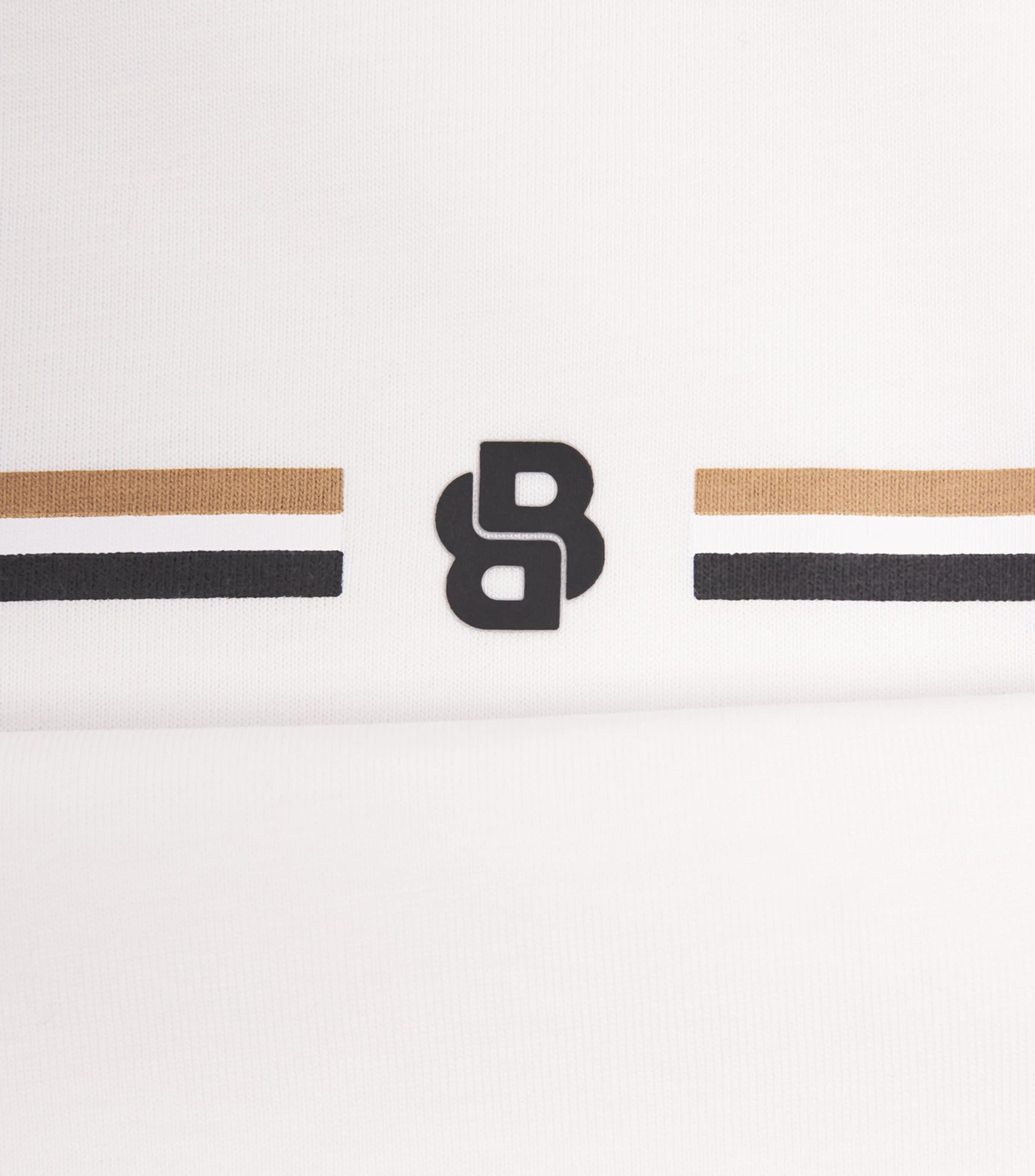 BOSS Kidswear Cotton Stripe Logo T-Shirt (4-16 Years) White Image 3