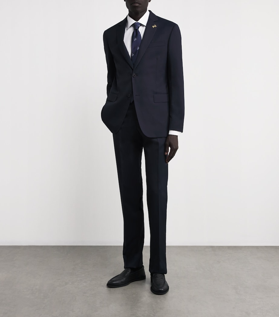 Signature Twill Contemporary Fit Shirt WHITE Image 2