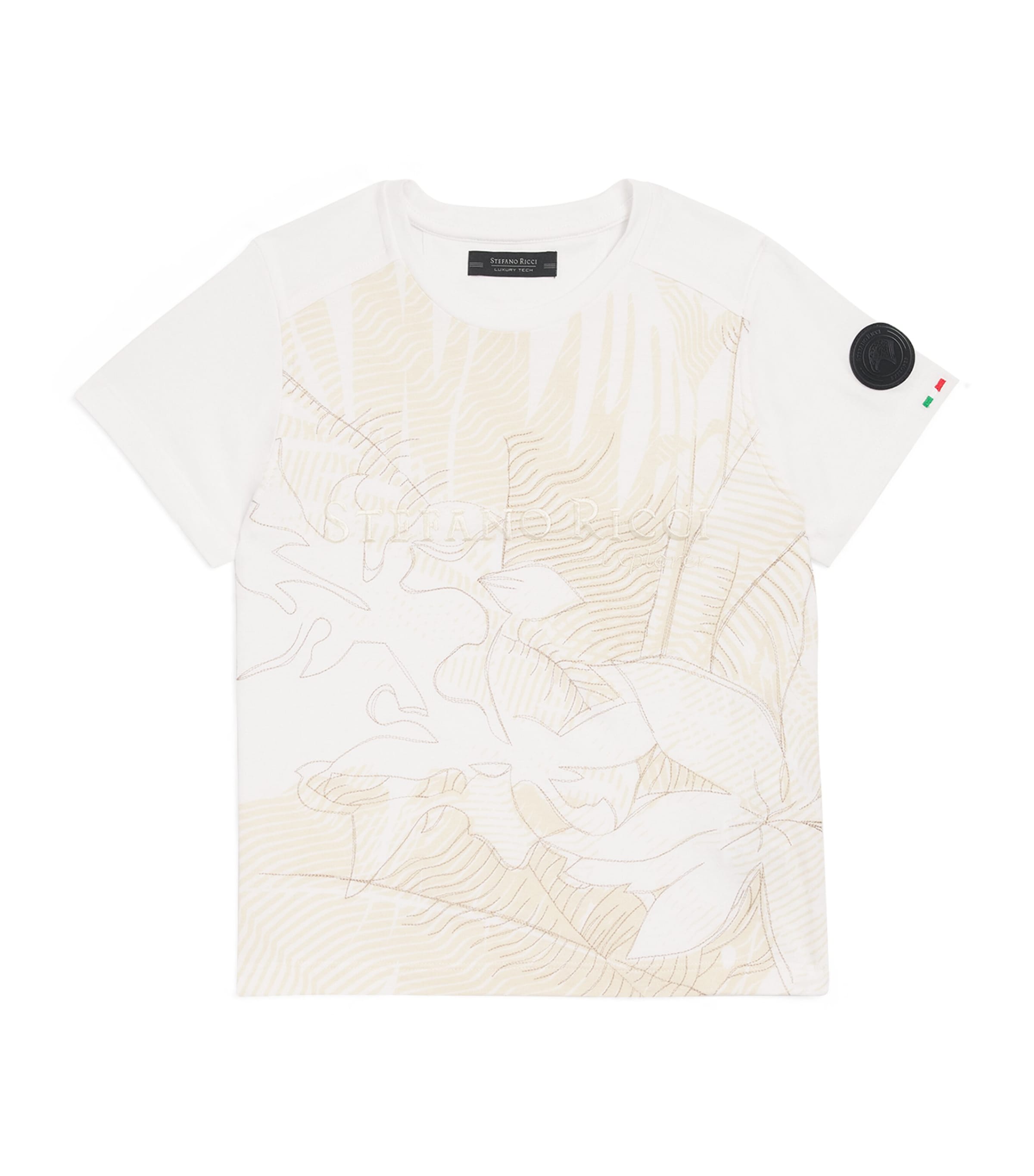 Embroidered Floral T-Shirt (4-16 Years) W000WHITE Image 1