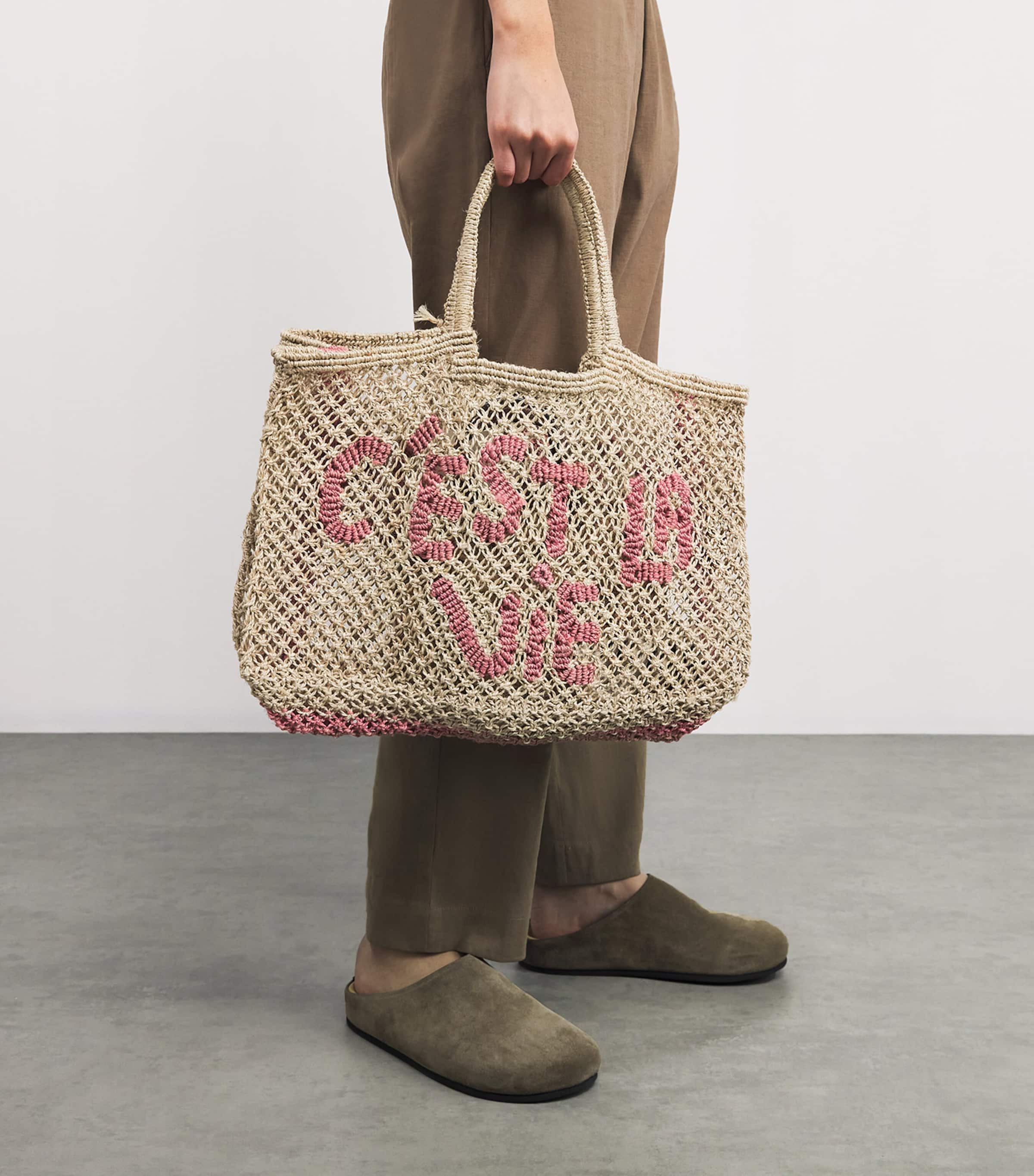 Jute C'est La Vie Lavinia Tote Bag NATRUAL Image 5