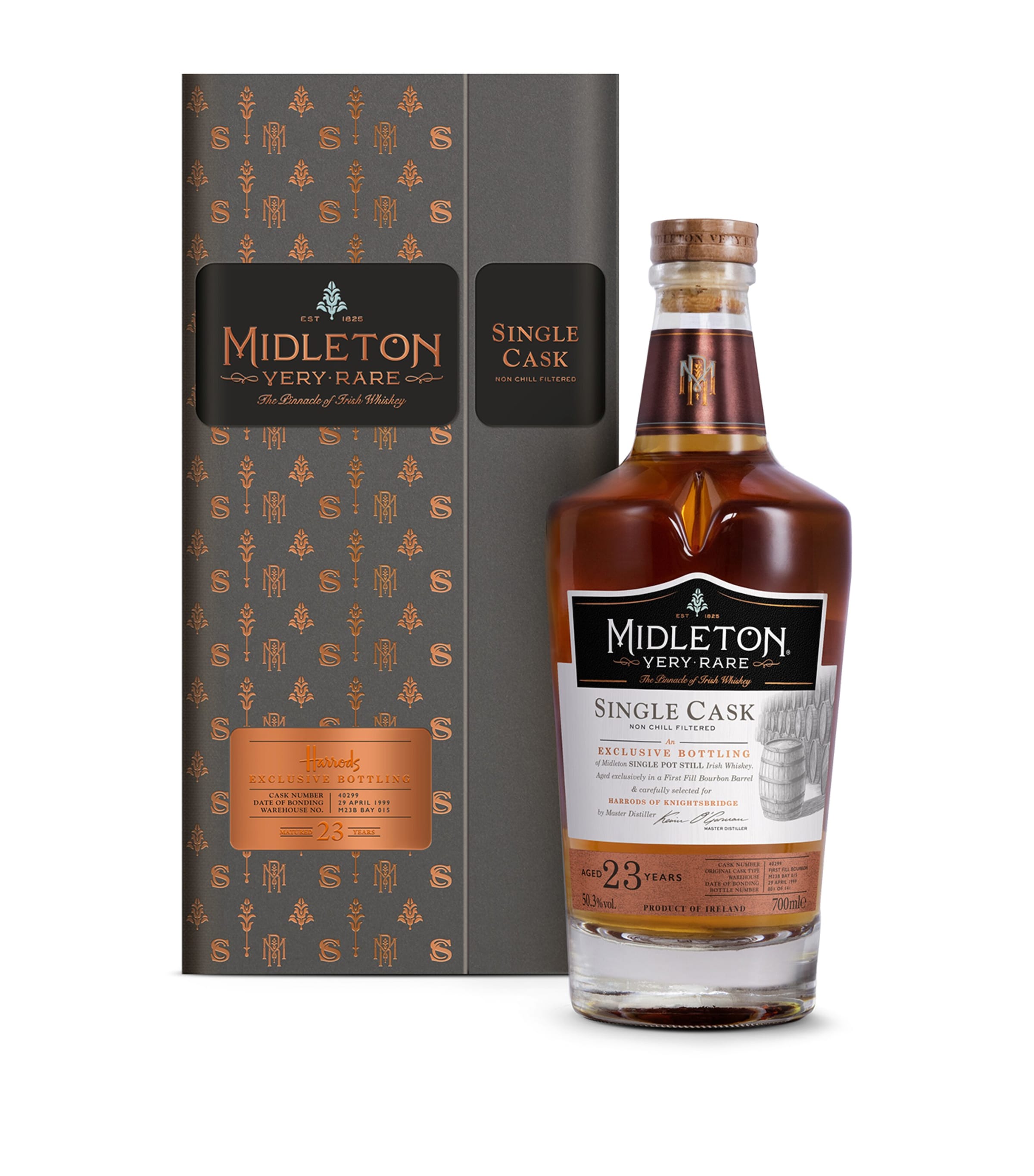 Midleton x Harrods 23-Year-Old Single Cask Whiskey (70cl) | Wine & Spirits | Spirits | Whiskey