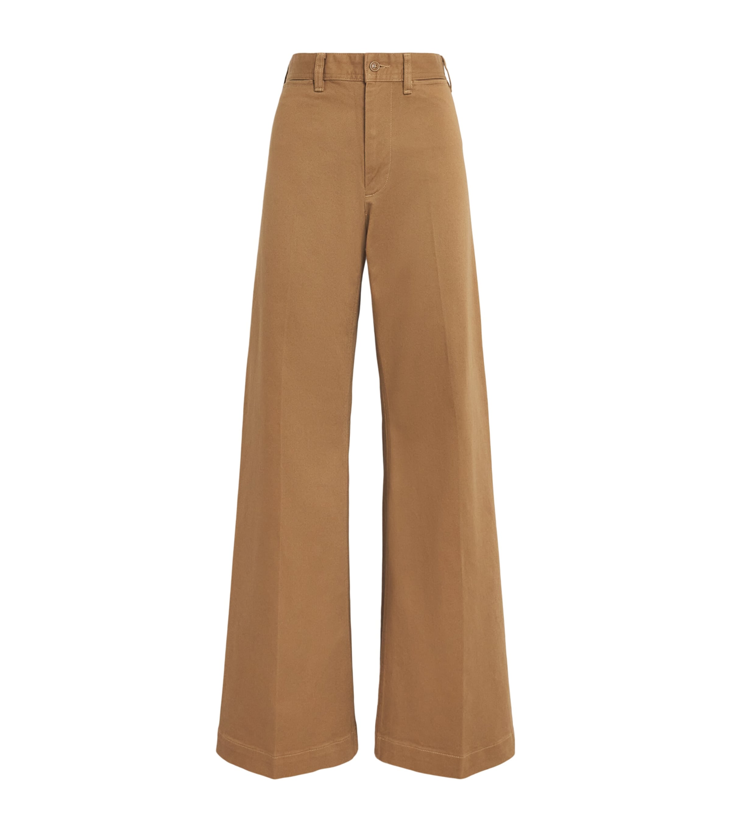 Polo Ralph Lauren Flared Beaton Trousers Tan Image 1