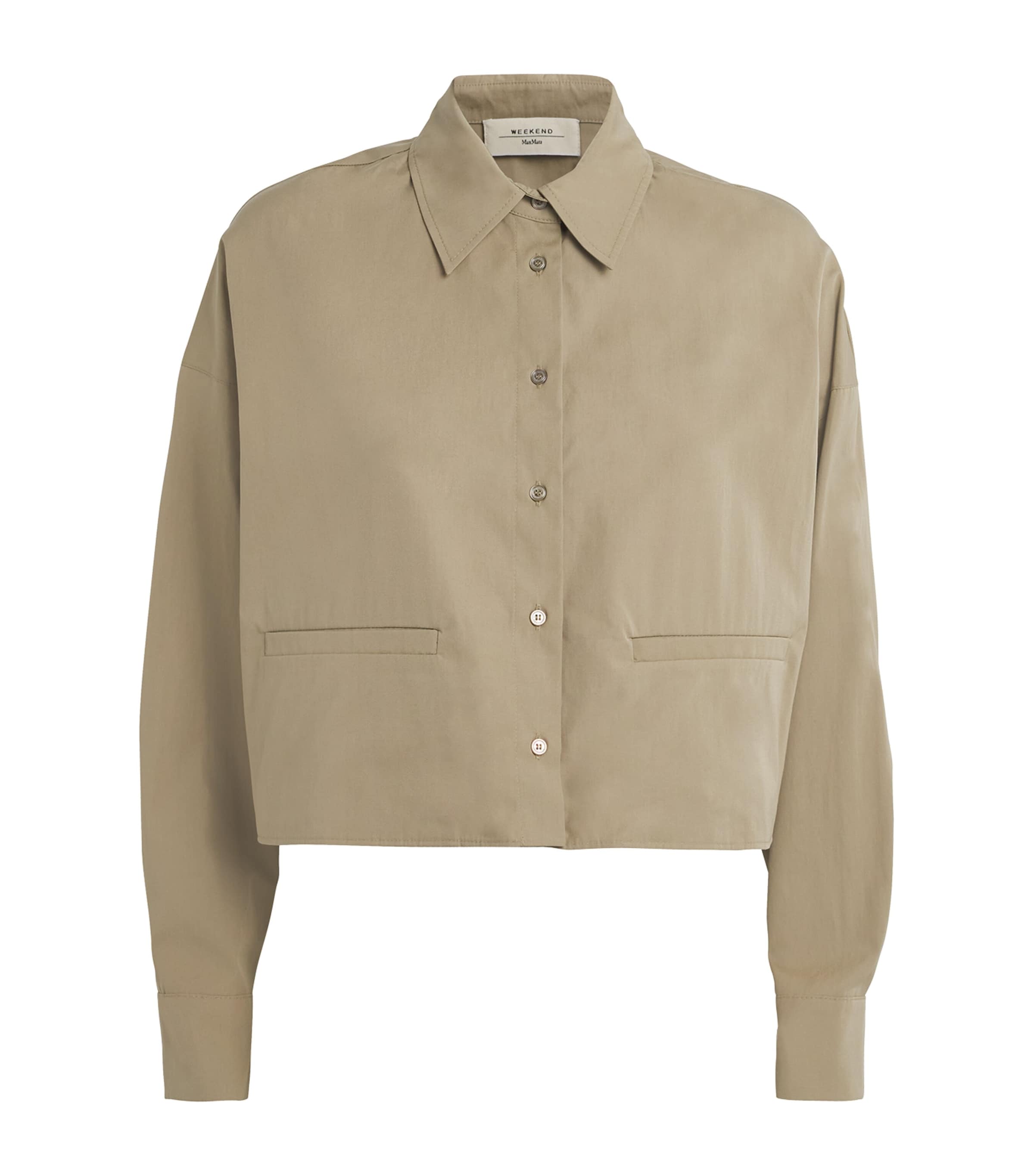 Cotton Boxy-Fit Heavy Shirt DESERT Image 1