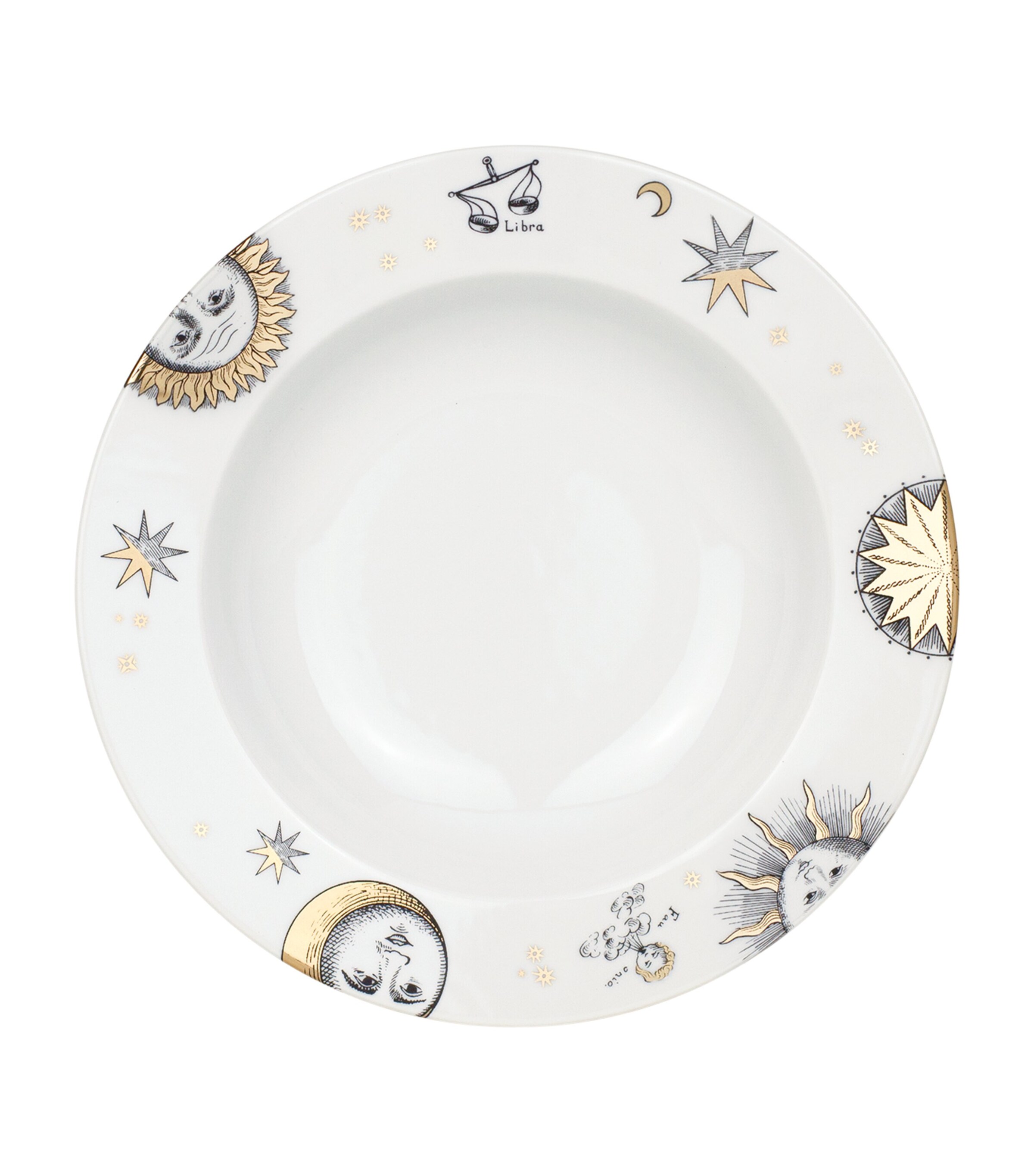 Fornasetti Set of 12 Astronomici Soup Plates (22cm) Image 7