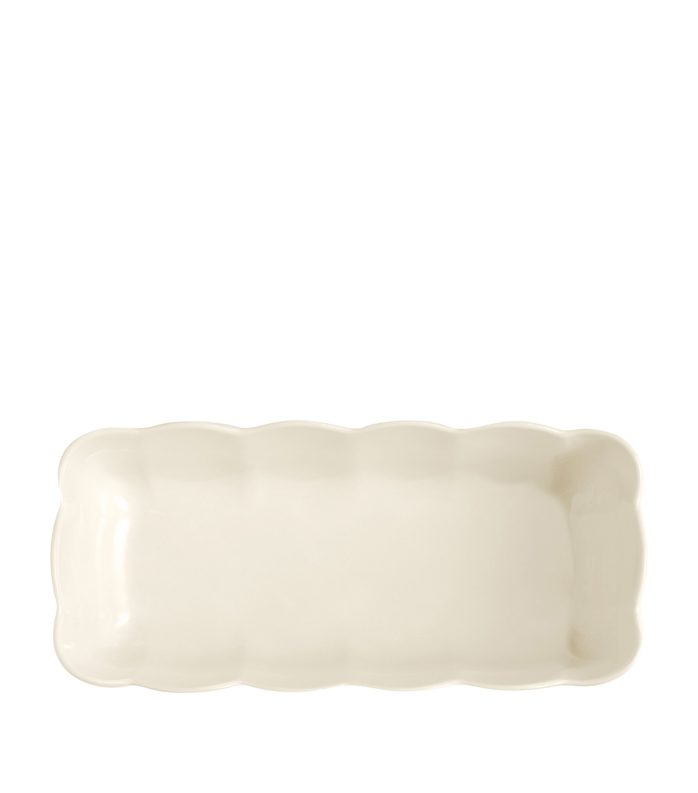 Emile Henry Ceramic Madeleine Loaf Dish (28.5cm) Cream Image 3
