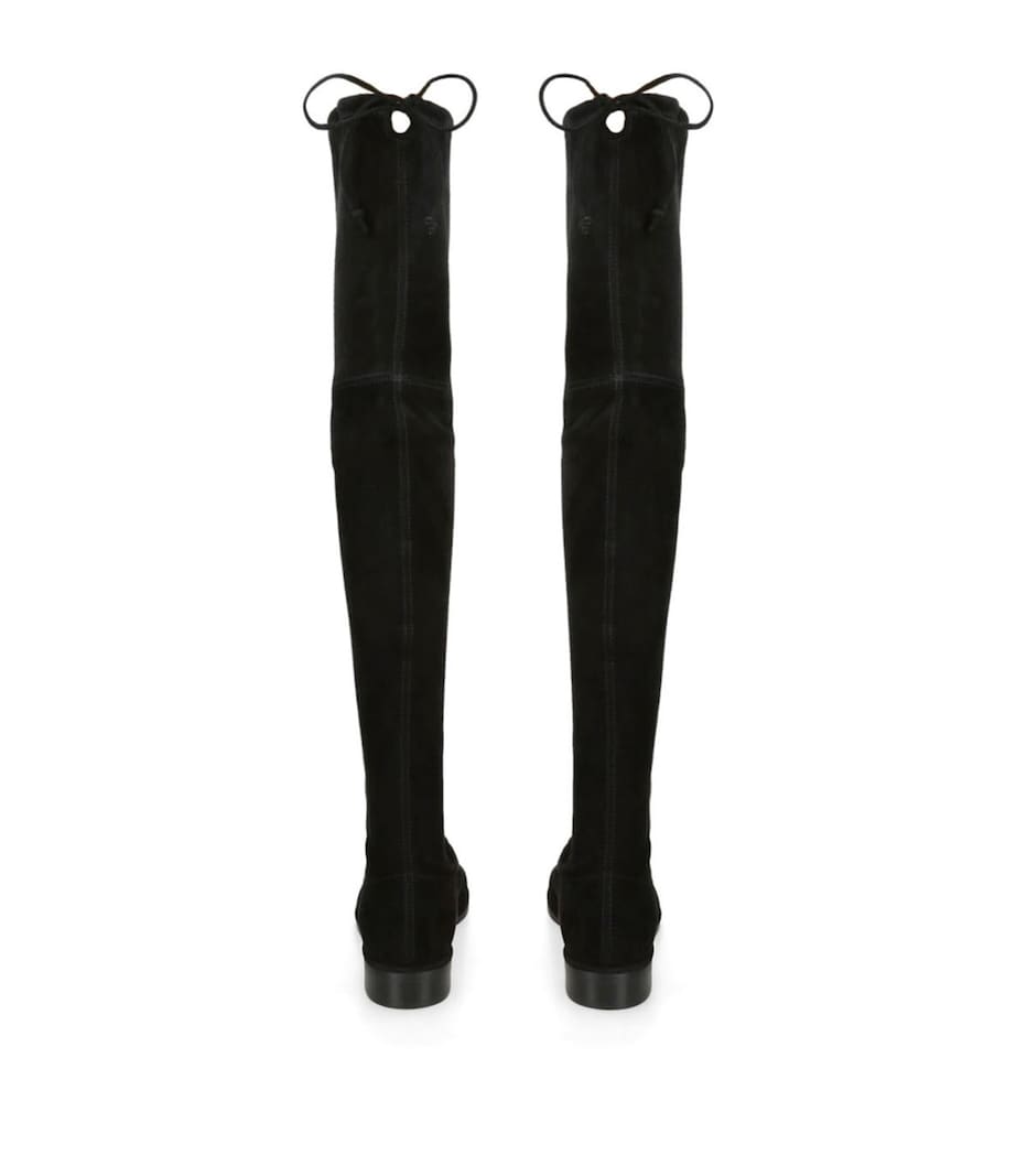 Suede Lowland Bold Boots 40 BLACK Image 4