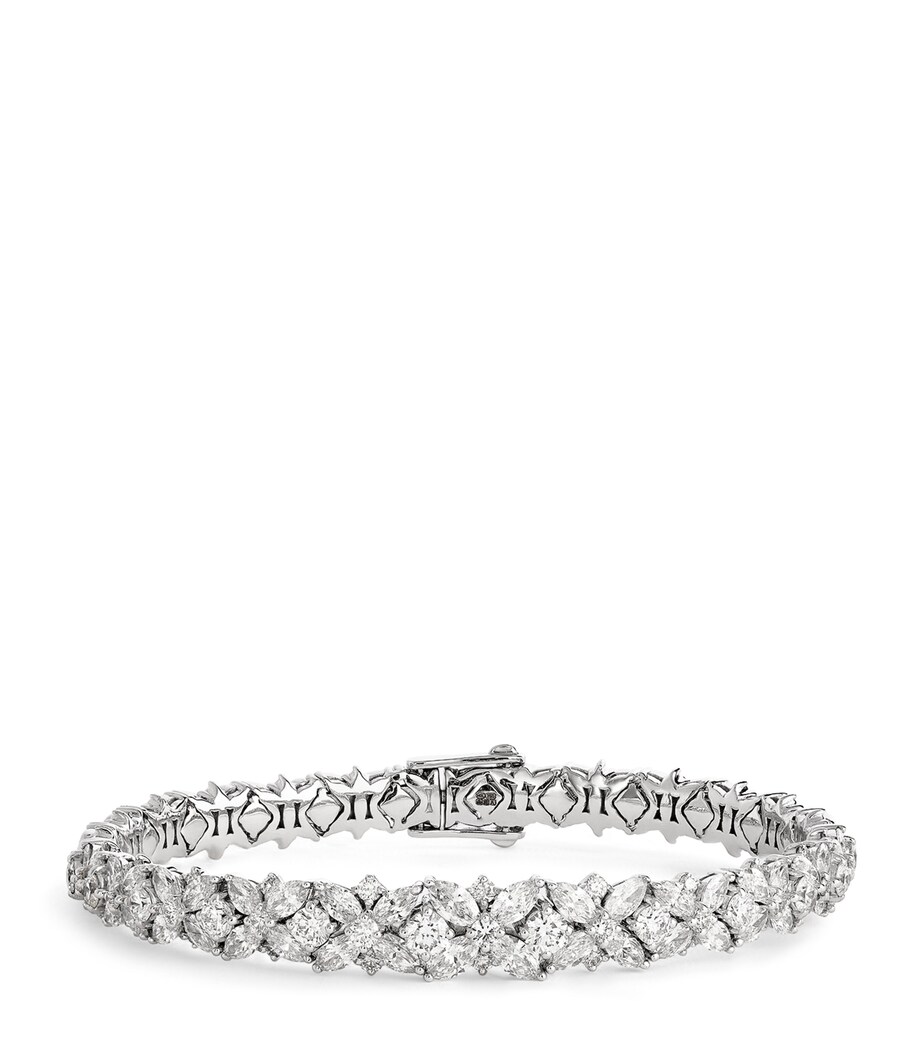 Yeprem White Gold and Diamond Bangle White Gold Image 1