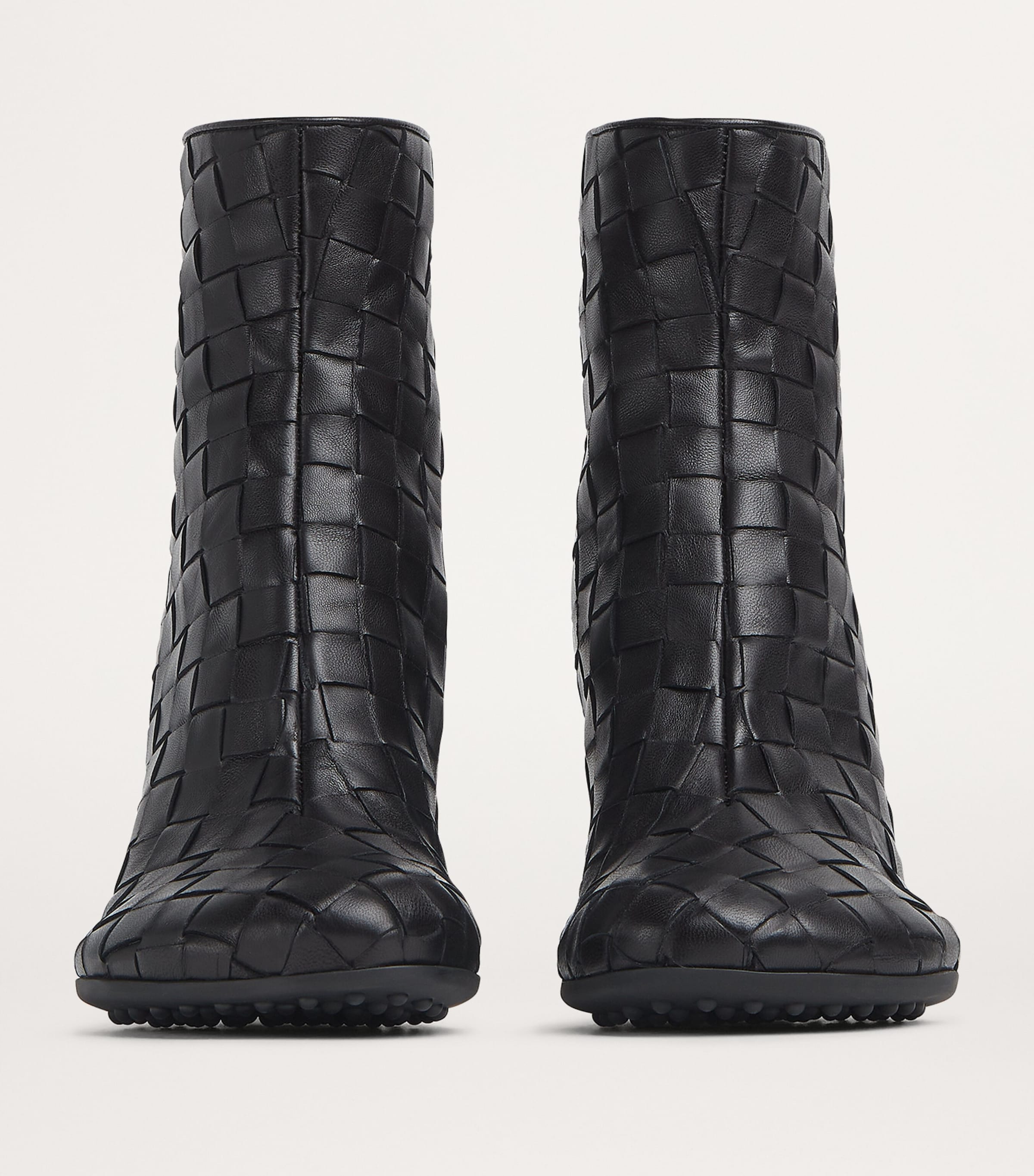 Leather Atomic Ankle Boots 75 1000 Image 3