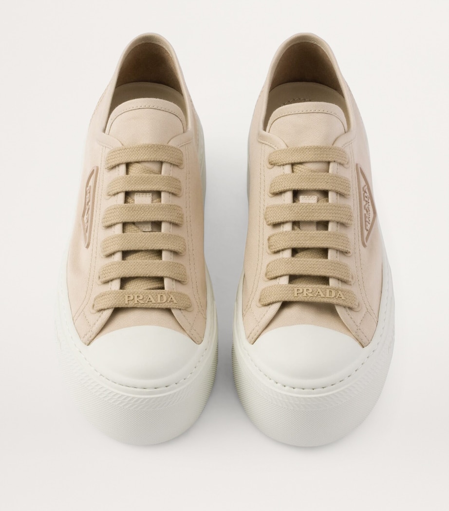 Fabric Platform Triangle Sneakers 50 F0065 Image 3