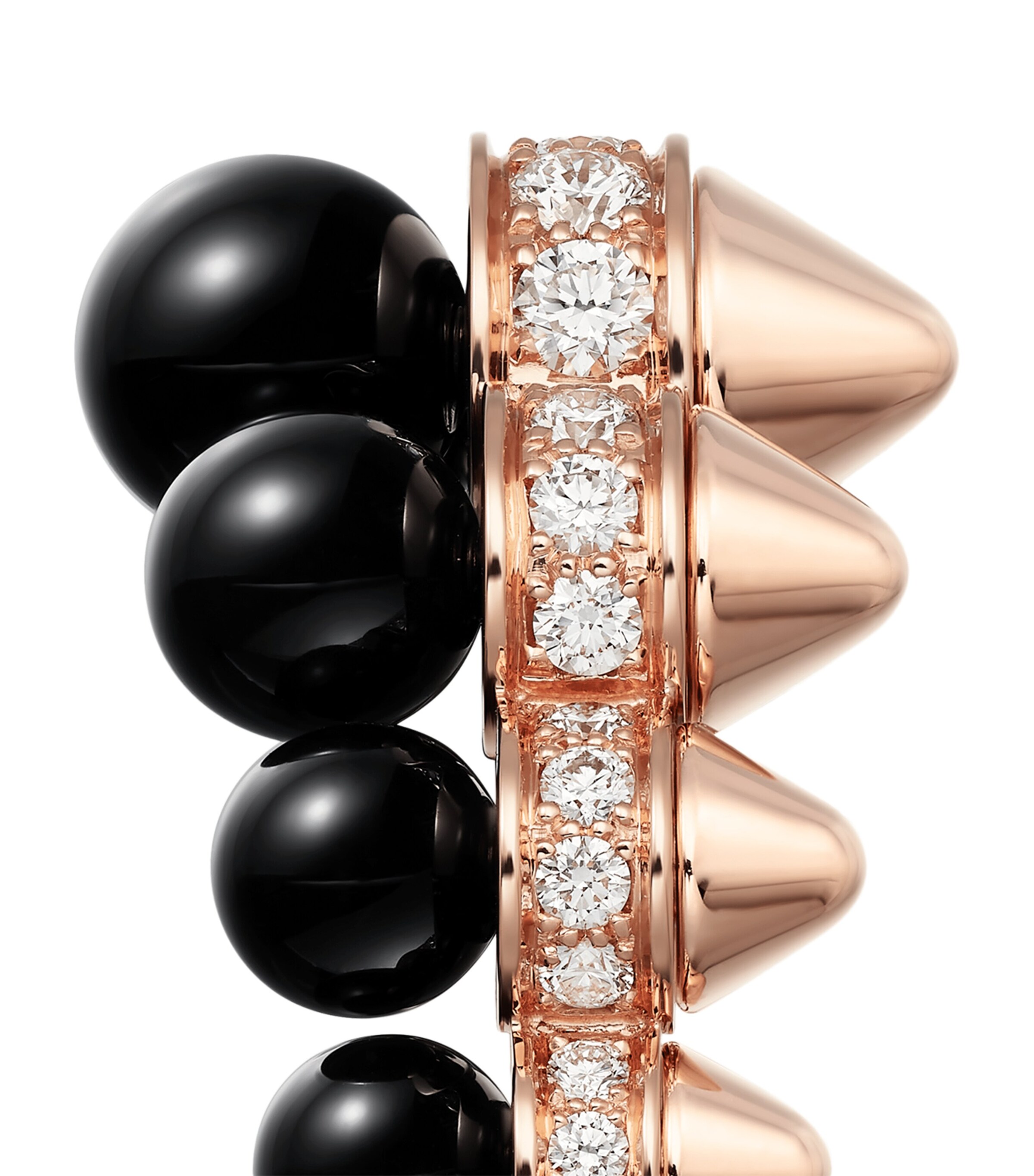 Rose Gold, Onyx and Diamond Clash de Cartier Ring ROSE GOLD Image 5
