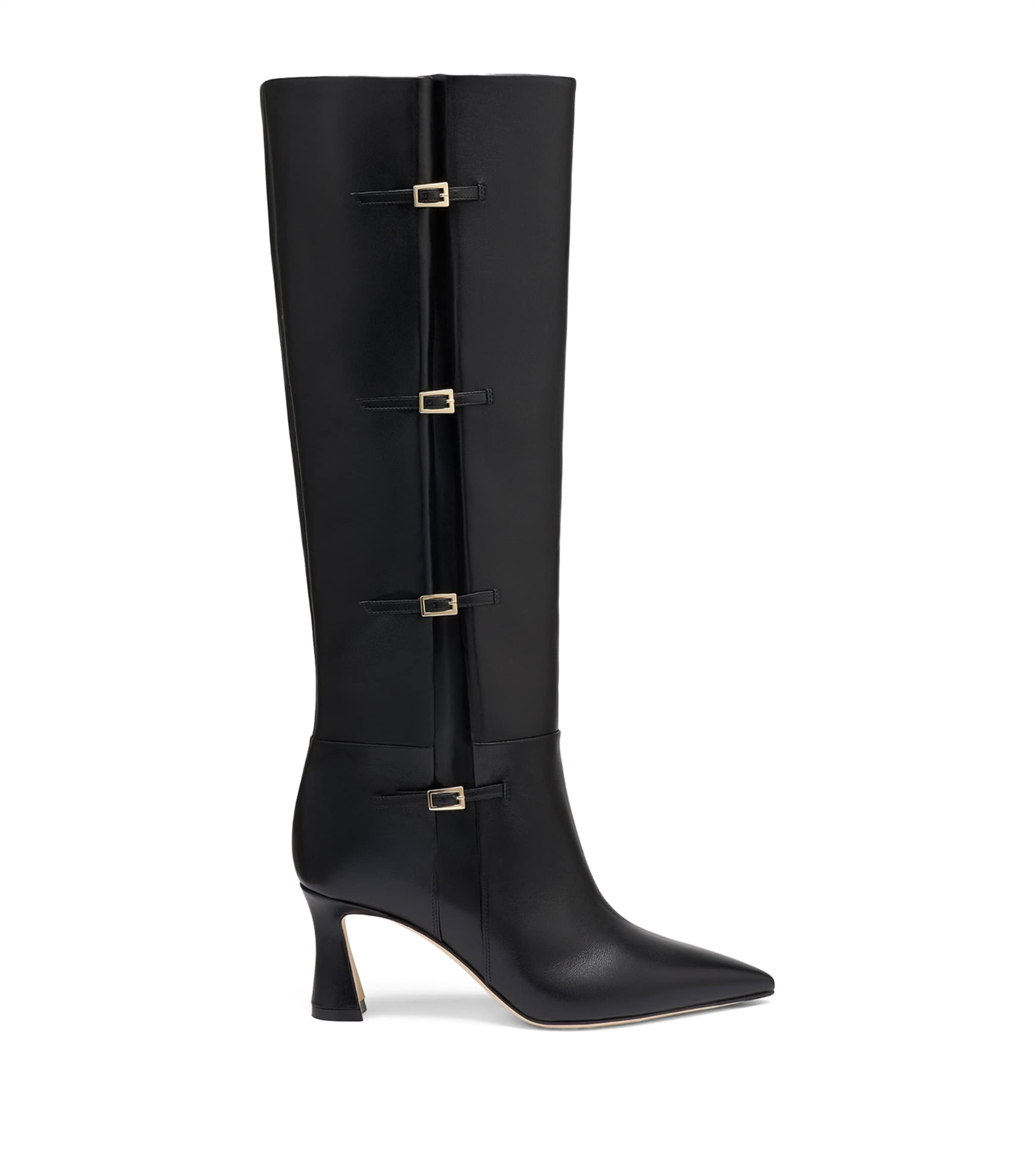 Malone Souliers Nappa Leather Nolan Knee-High Boots 70 Black Image 1