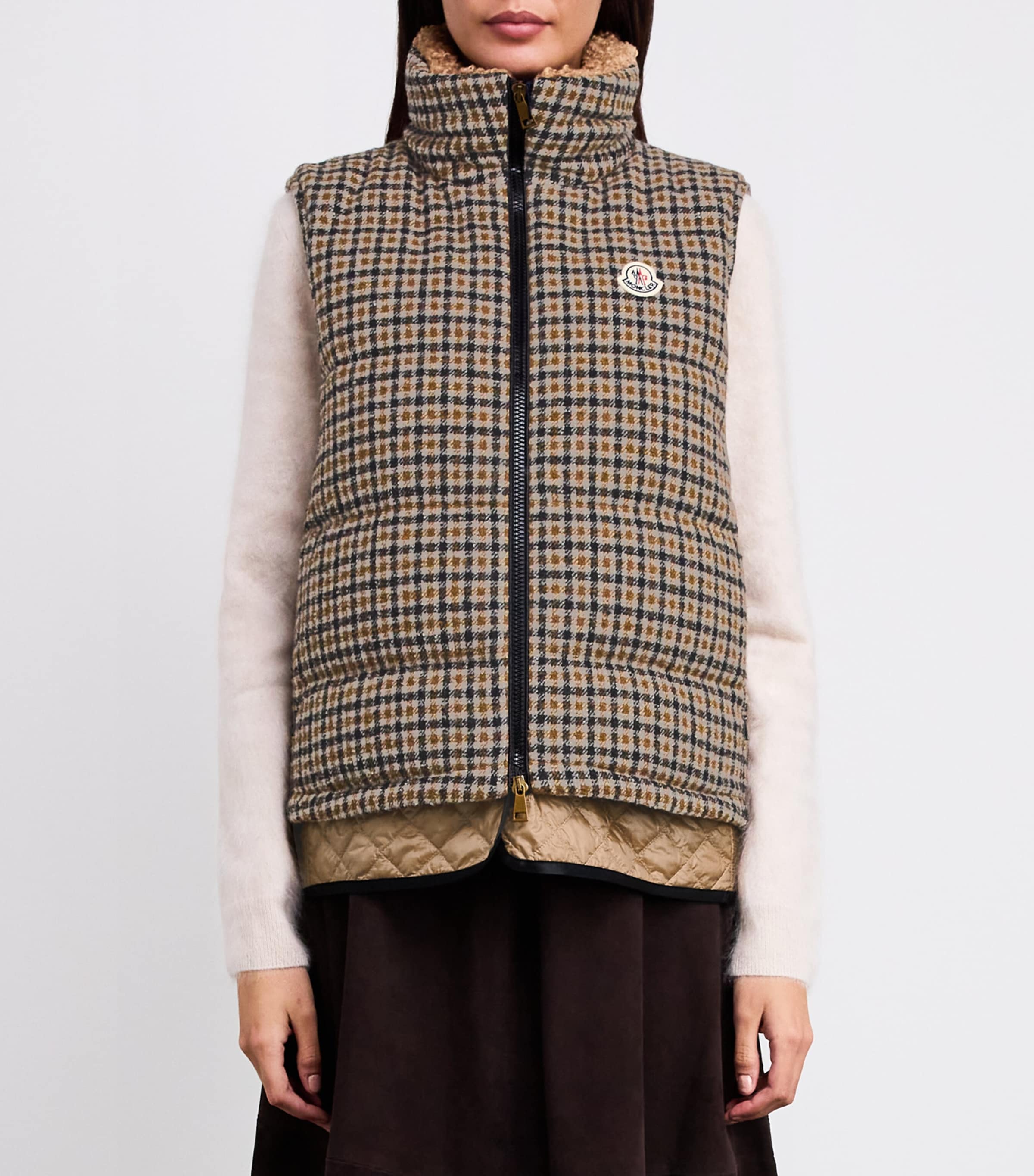 Wool-Blend Adaptable Touvet Gilet F92 Image 3