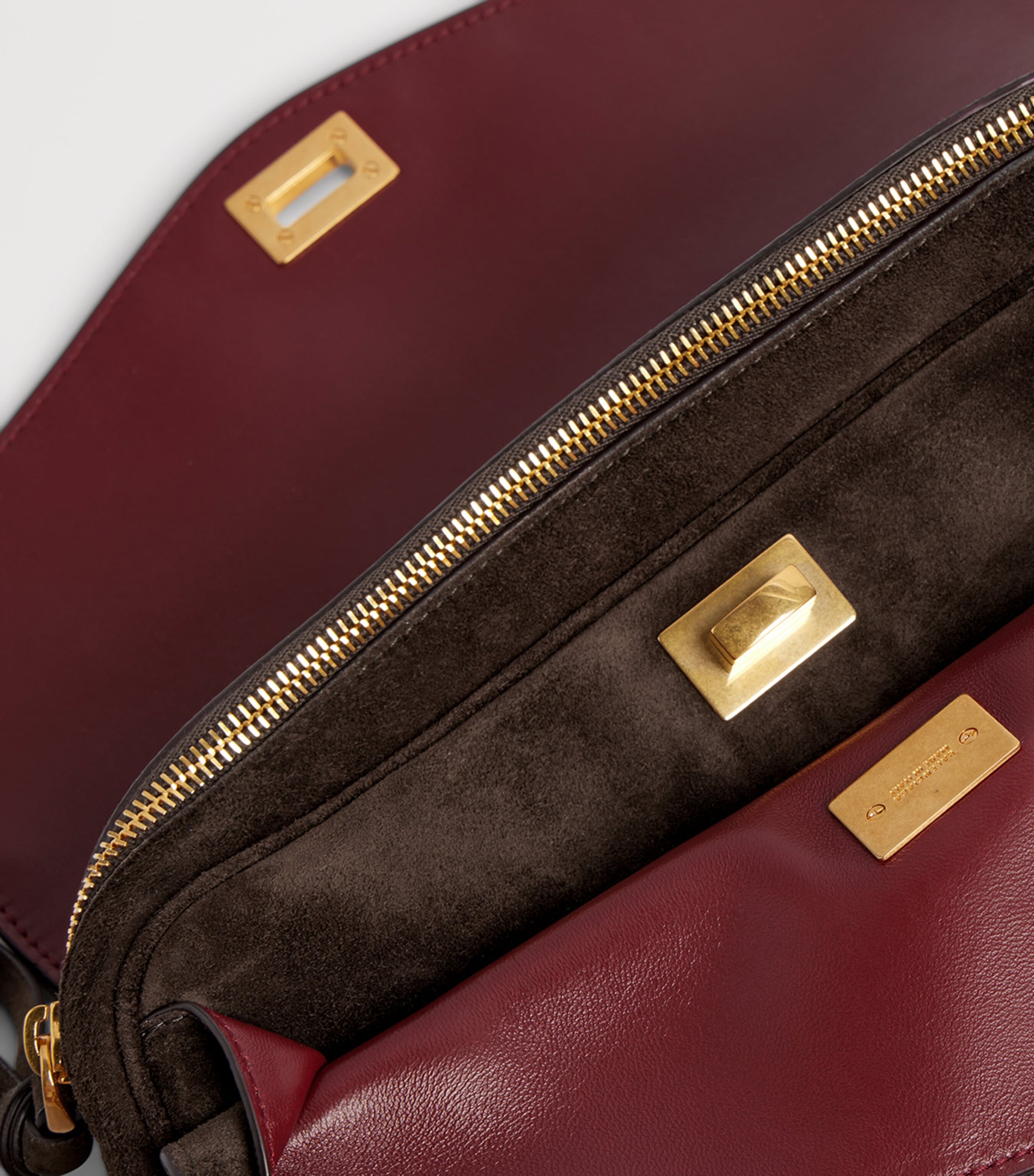 Balenciaga Brown Medium Calfskin Le 7 Shoulder Bag | Harrods US