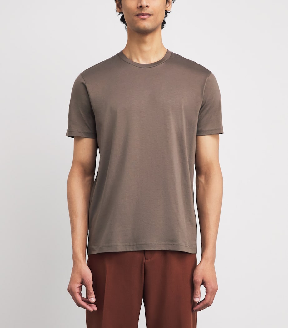 Supima Cotton Riviera T-Shirt BRGR DARK CEDAR26 Image 3