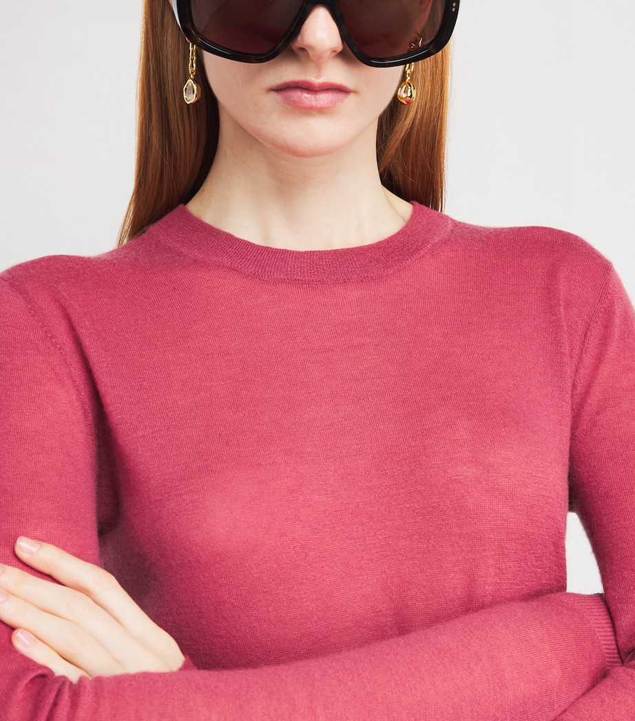 Cashmere Round-Neck Sweater MULBERRY Image 6