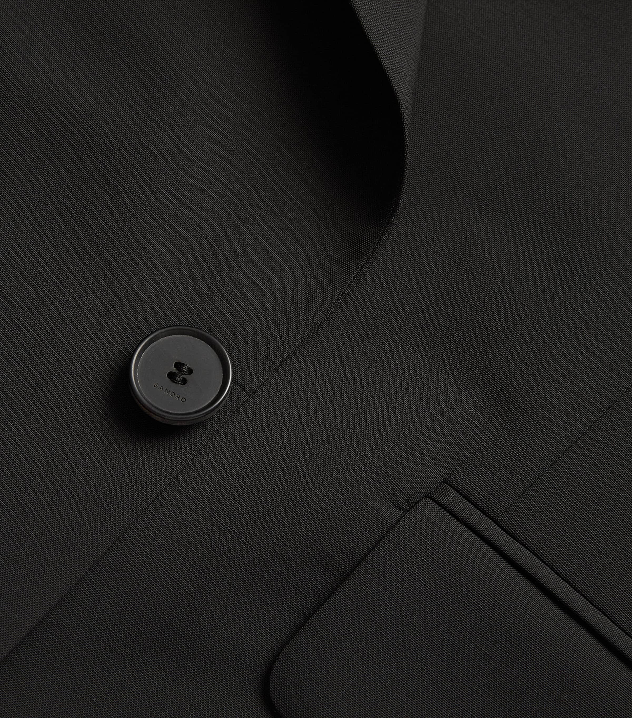 Virgin Wool Blazer BLACK Image 5