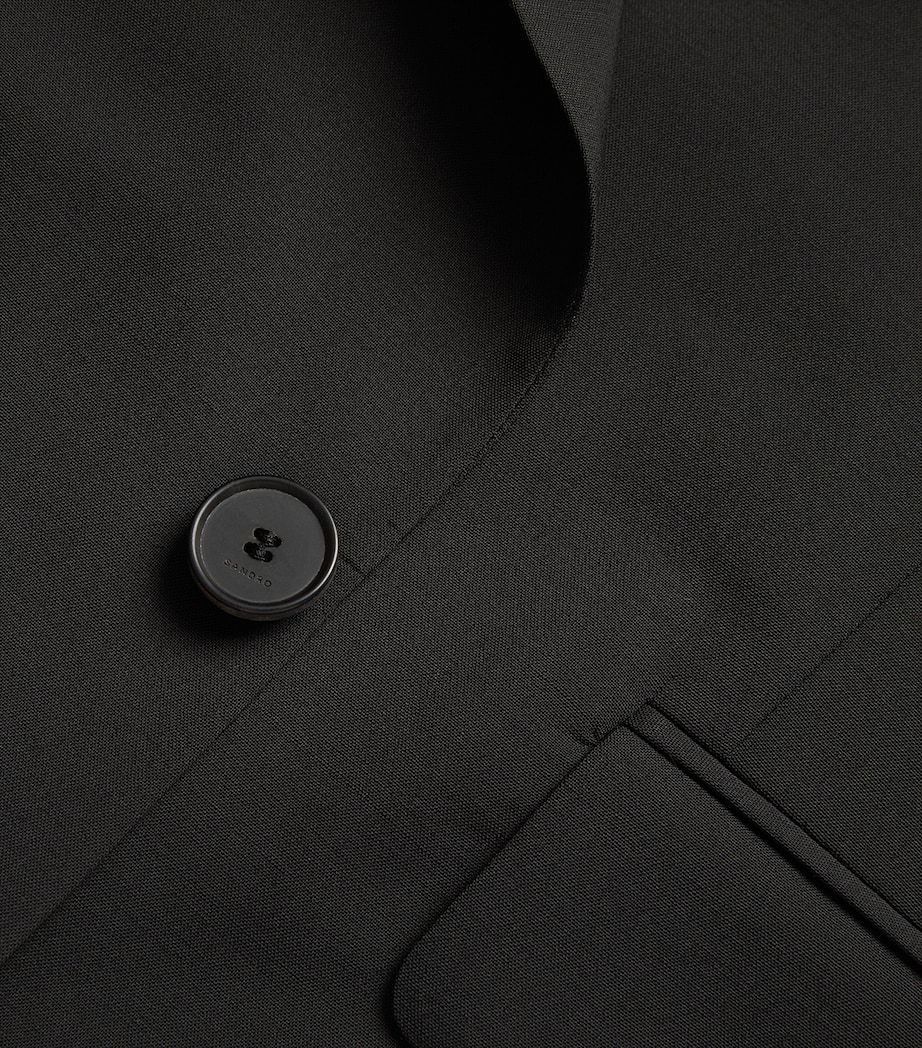 Virgin Wool Blazer BLACK Image 5