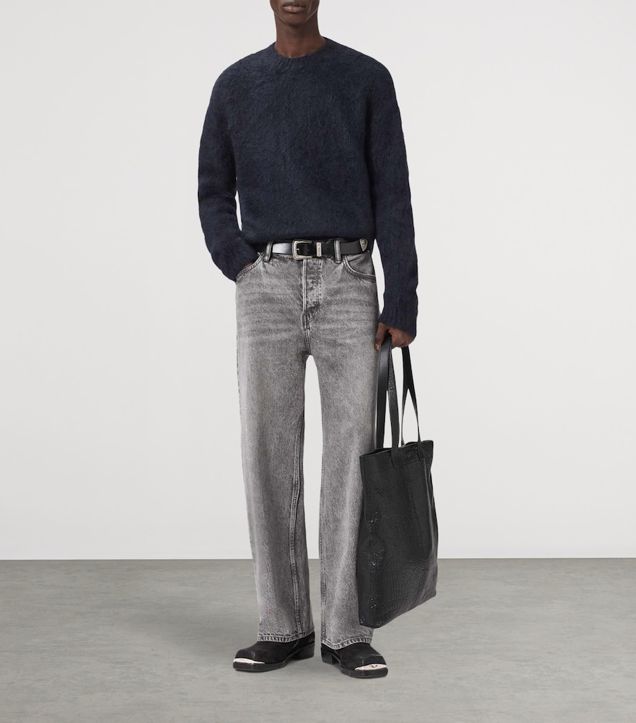 Oversized Brushed Coby Sweater INK BLUE Image 3