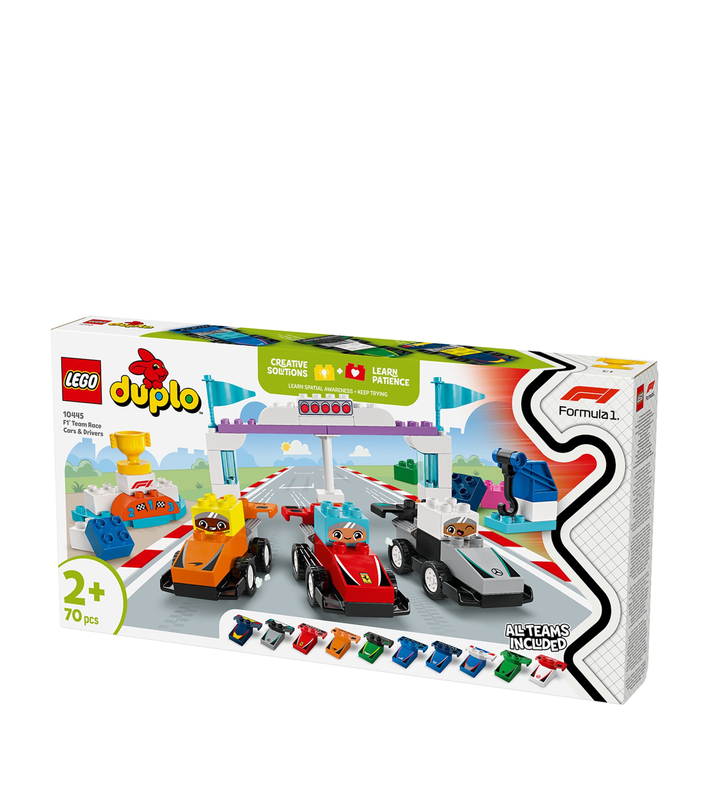 Lego DUPLO F1 Team Race Cars & Drivers 10445 Image 3